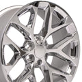 OE Wheels CV98B-22090-6550-24C 22" Replica fits Chevy Silverado - CV98B Chrome