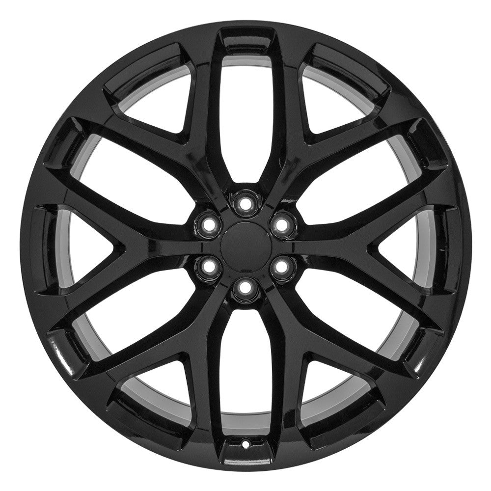 OE Wheels CV98B-26100-6550-24B 26" Replica fits Chevrolet Silverado 1500 Black