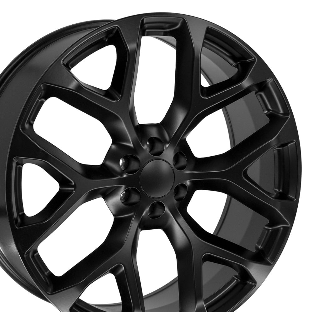 OE Wheels CV98B-26100-6550-24B1 26" Replica fits Chevrolet Silverado 1500 Black