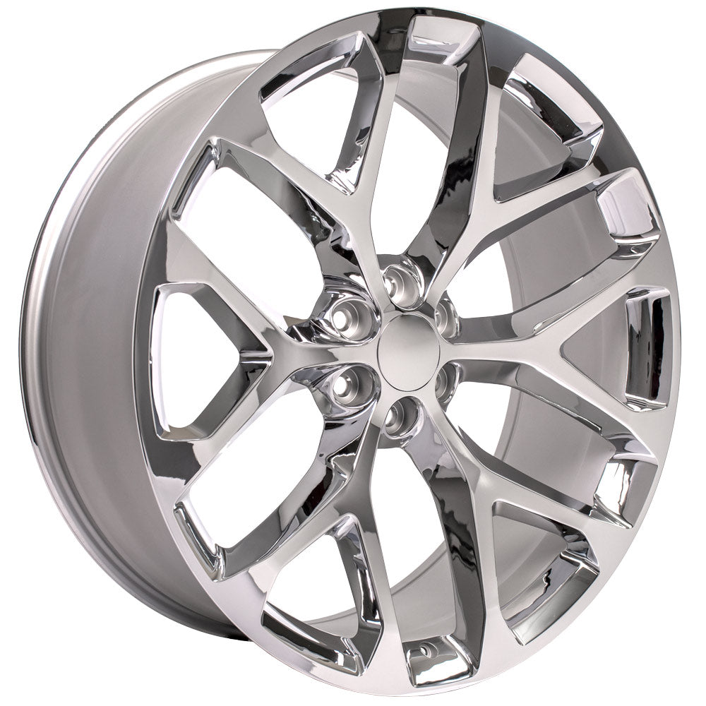 OE Wheels CV98B-26100-6550-24C 26" Replica CV98B fits Chevy Silverado Chrome