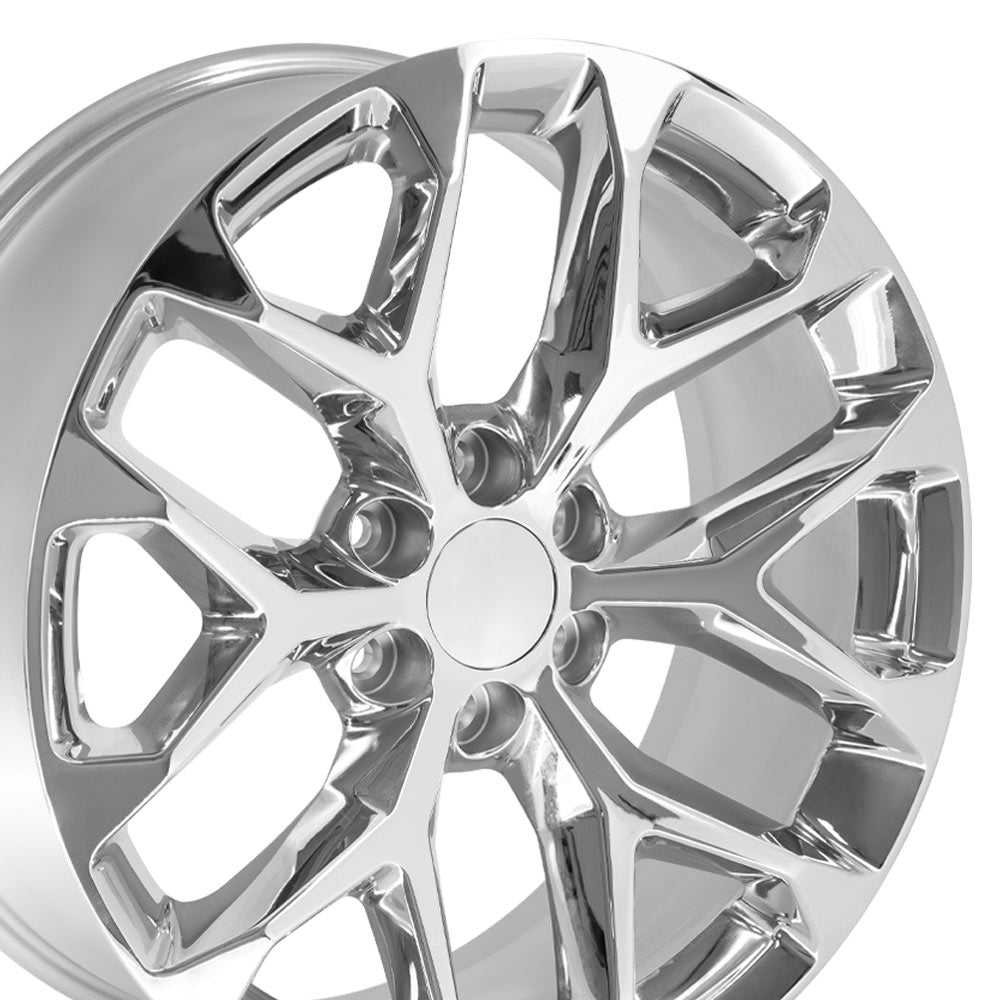 OE Wheels CV98C-22090-6550-28C 22" Replica fits Chevrolet Silverado 1500 Chrome