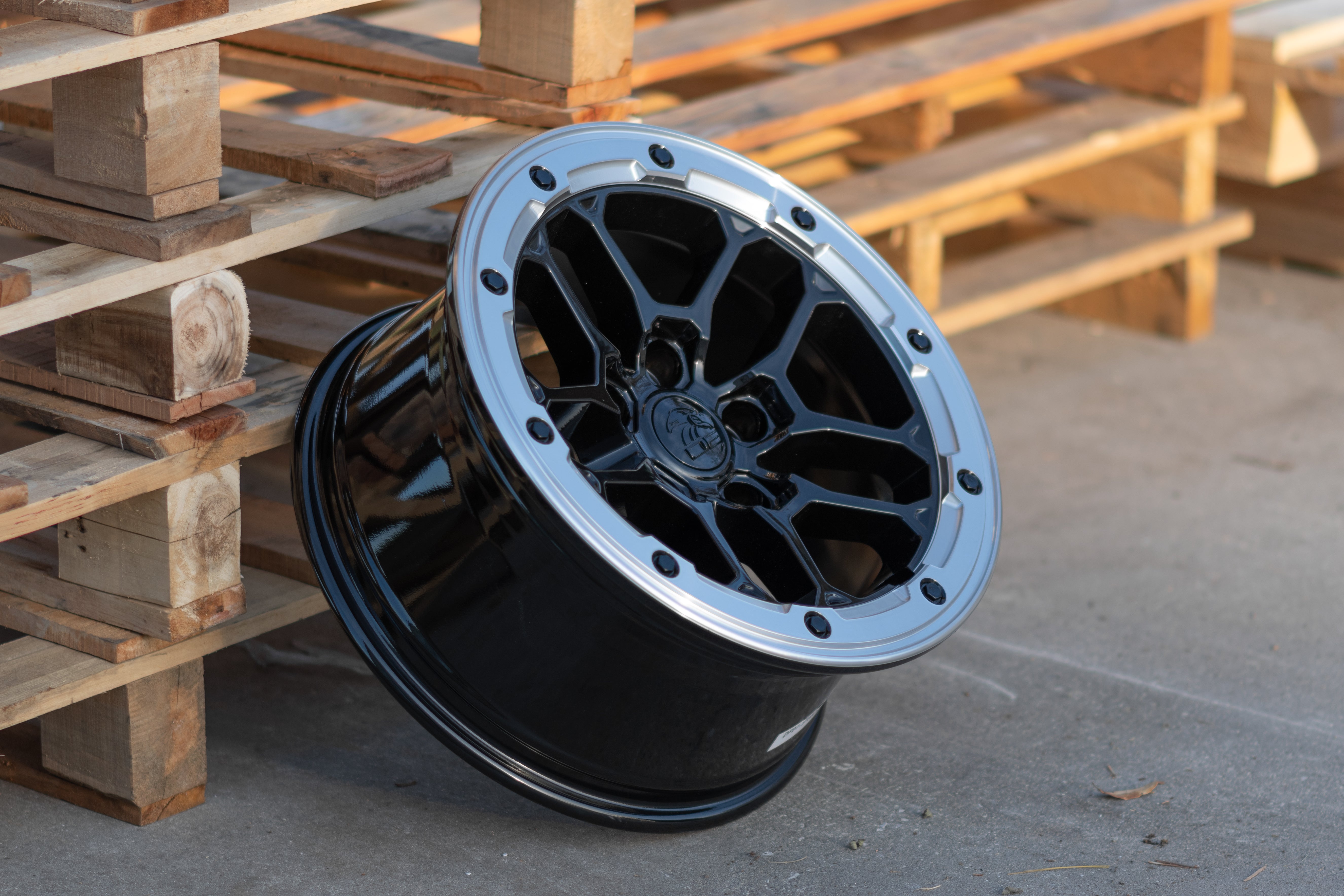 DEFIANT DF01-17080-5127-12MB 17x8 5x5" +12et in Gloss Black w/ Milled Ring