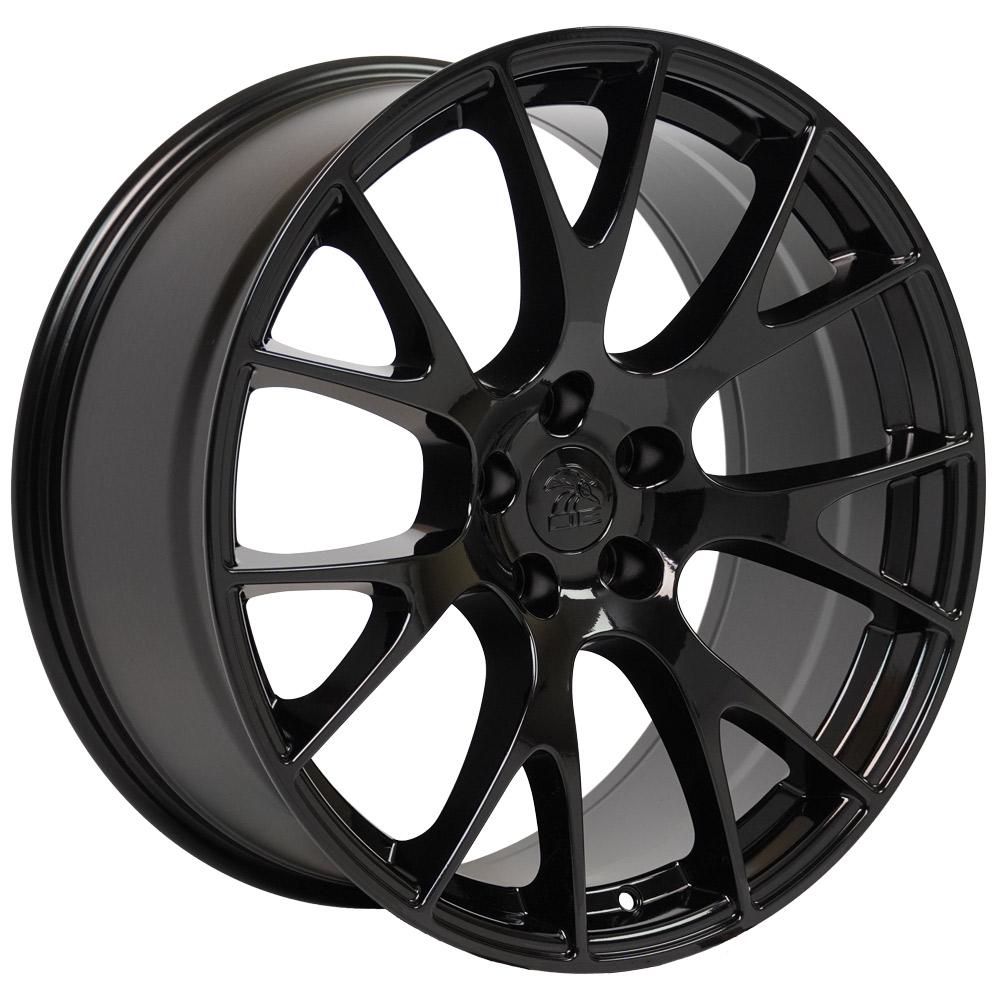 OE Wheels DG15-20090-5115-18B 20" Replica fits Dodge Hellcat 20x9 Gloss Black