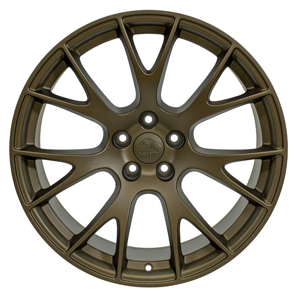 OE Wheels DG15-20100-5115-18BR 20" Replica DG15 fits Dodge Hellcat 20x10 Bronze