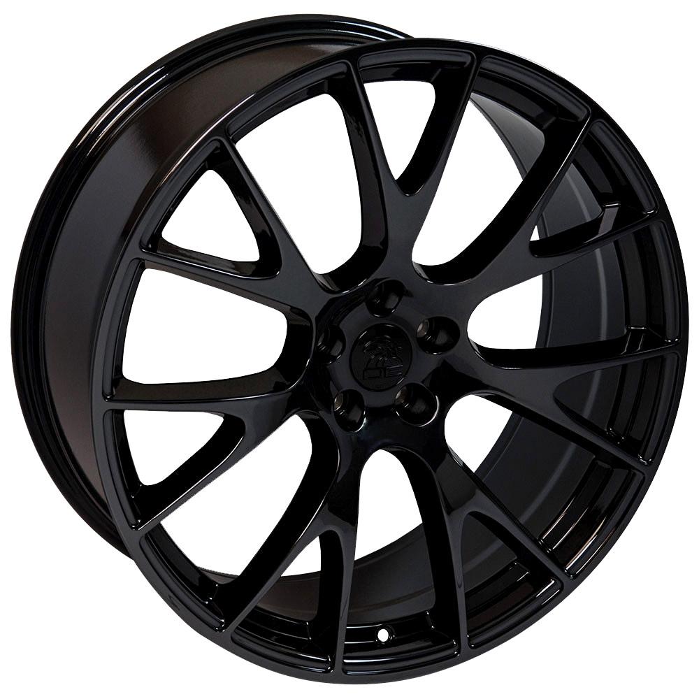 OE Wheels DG15-22090-5115-18B 22" Replica DG15 fits Dodge Hellcat 22x9 Black