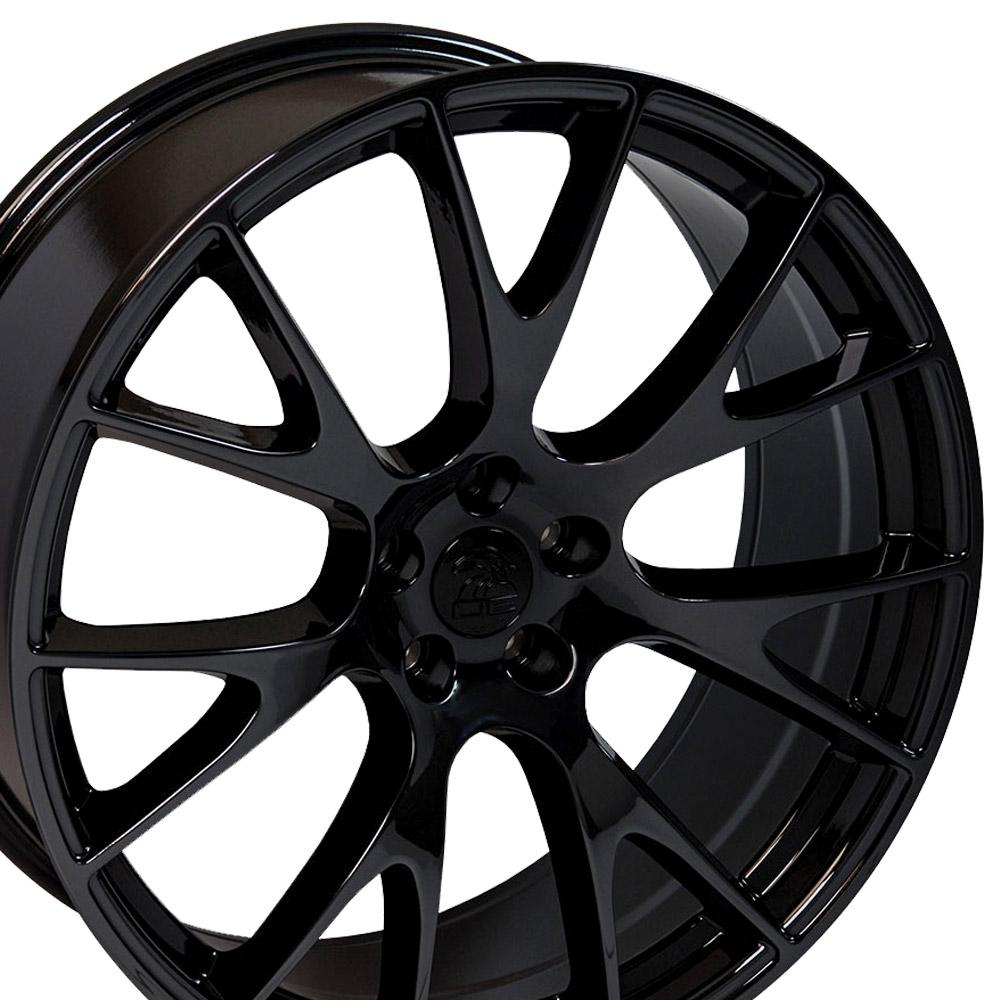 OE Wheels DG15-22090-5115-18B 22" Replica DG15 fits Dodge Hellcat 22x9 Black