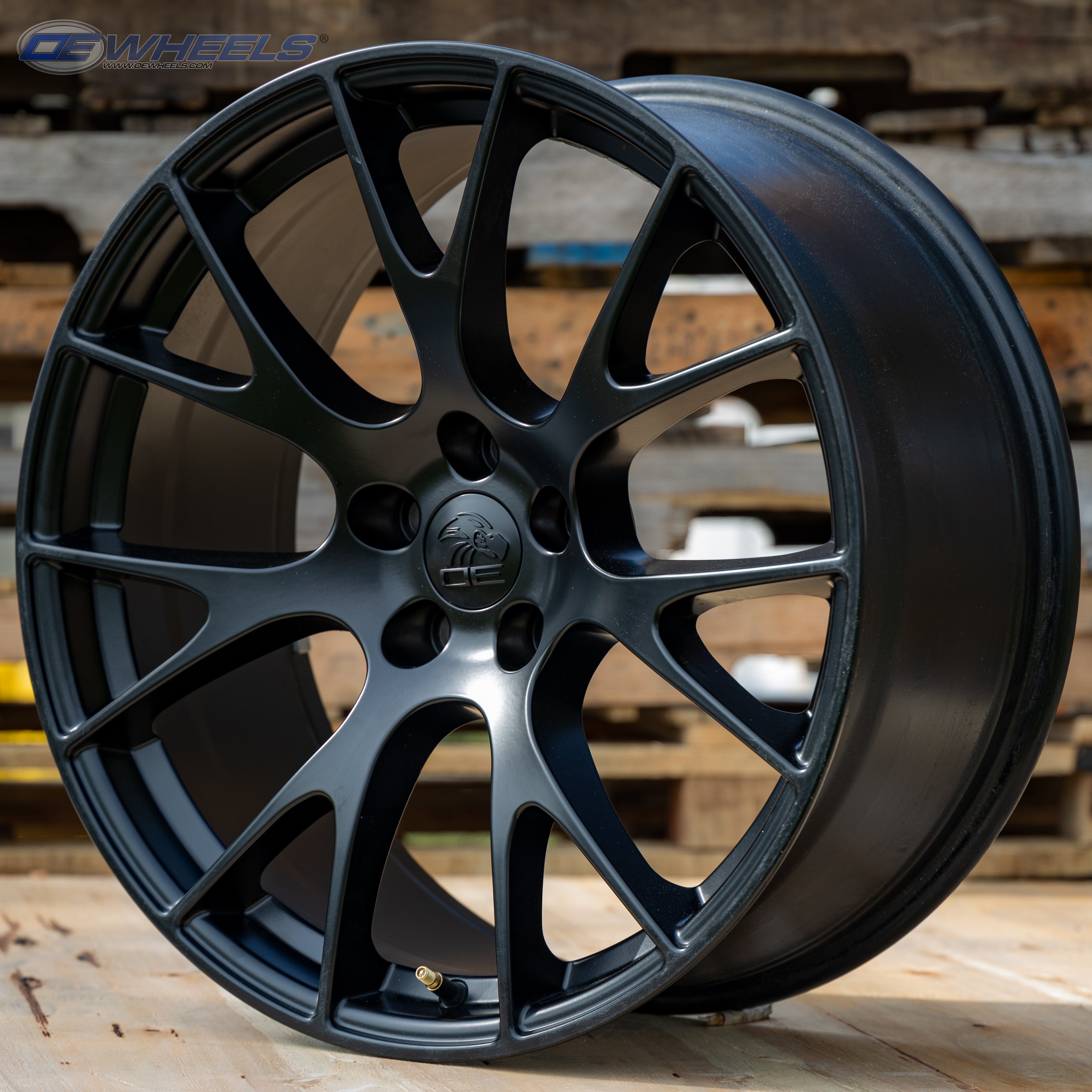 OE Wheels DG15-22090-5115-18B1 22" Replica DG15 fits Dodge Hellcat 22x9 Satin