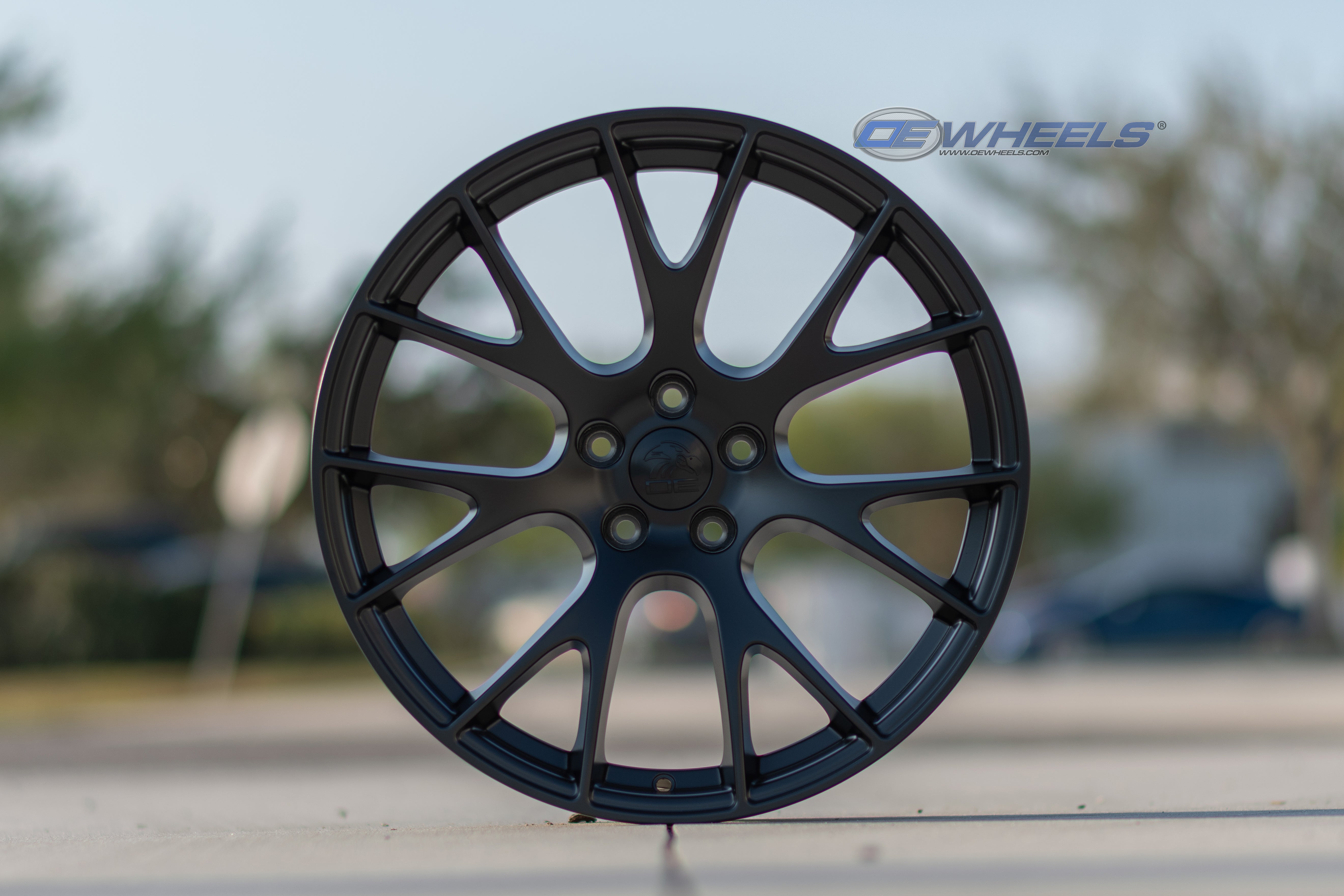 OE Wheels DG15-22090-5115-18B1 22" Replica DG15 fits Dodge Hellcat 22x9 Satin