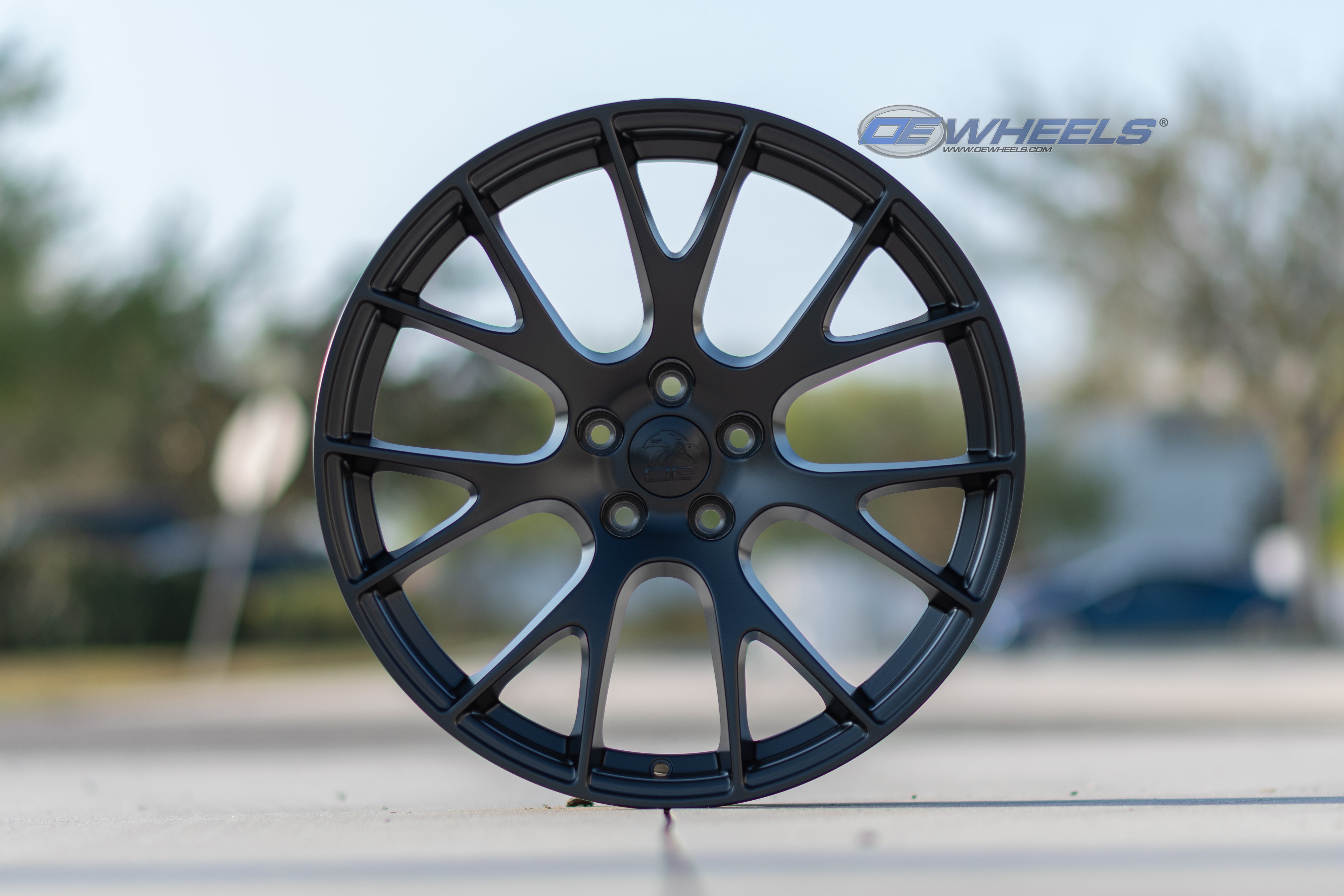 OE Wheels DG15-22090-5115-18B1 22" Replica DG15 fits Dodge Hellcat 22x9 Satin