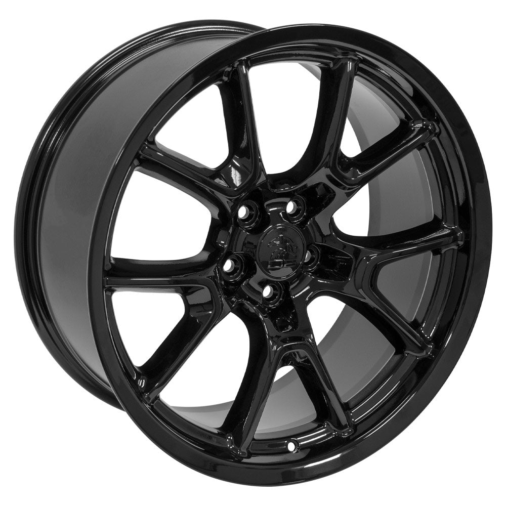 OE Wheels DG21-20090-5115-18B 20" Replica fits Dodge Challenger 20x9 Gloss Black
