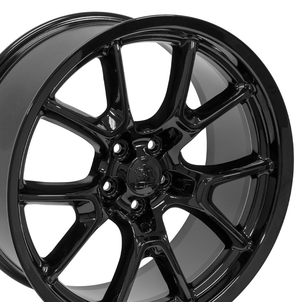 OE Wheels DG21-20090-5115-18B 20" Replica fits Dodge Challenger 20x9 Gloss Black