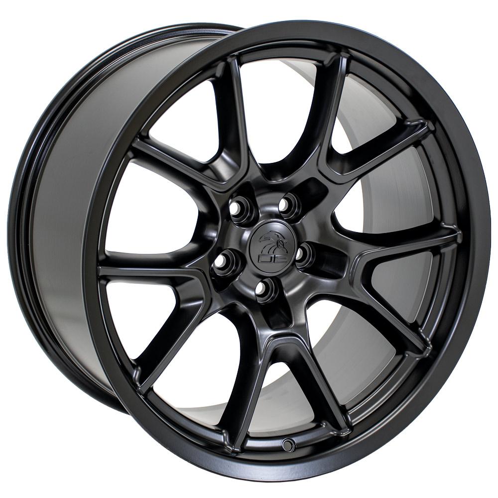 OE Wheels DG21-20100-5115-18B1 20" Replica fits Dodge Challenger Satin Black