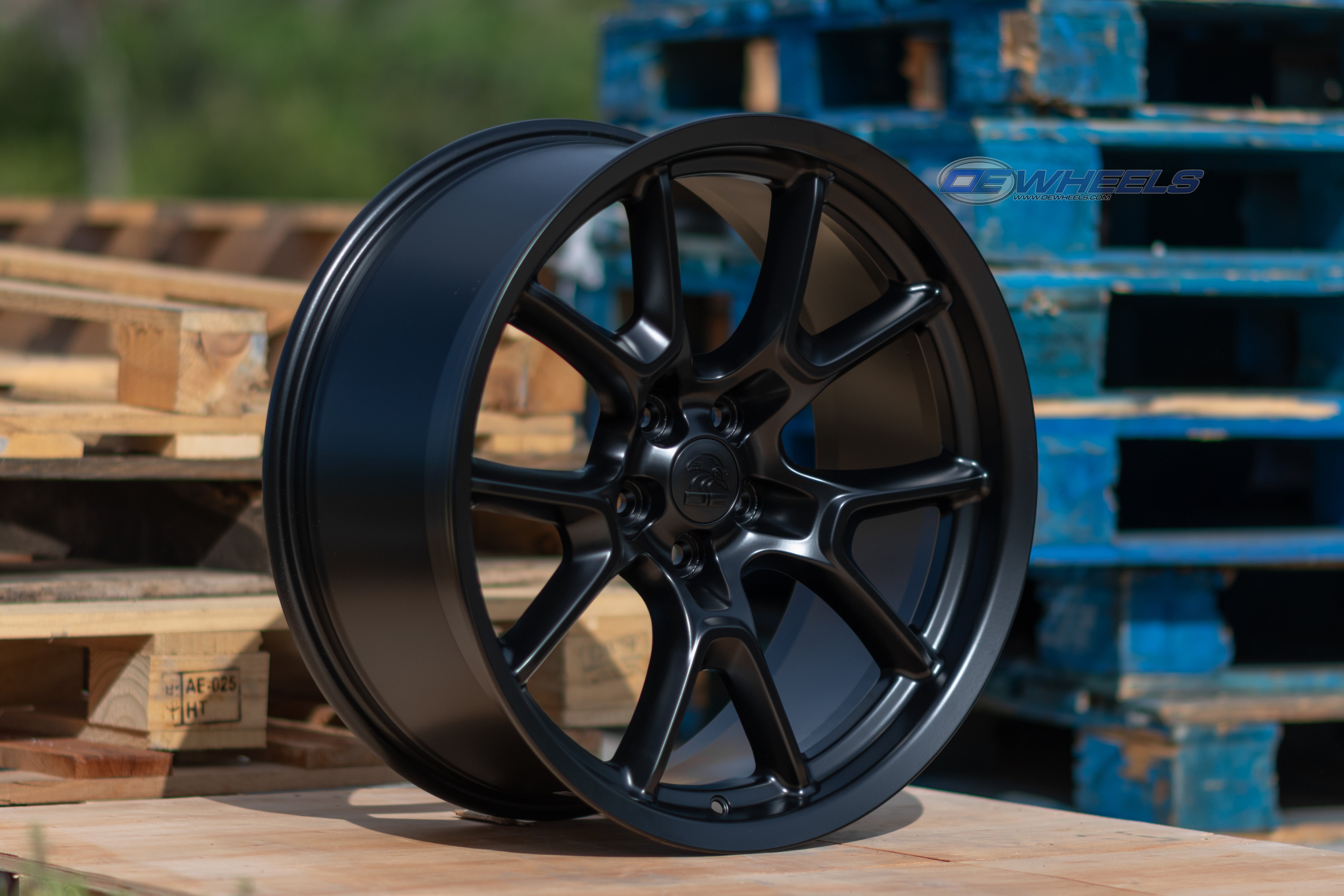 OE Wheels DG21-20090-5115-18B1 20" Replica fits Dodge Challenger Satin Black