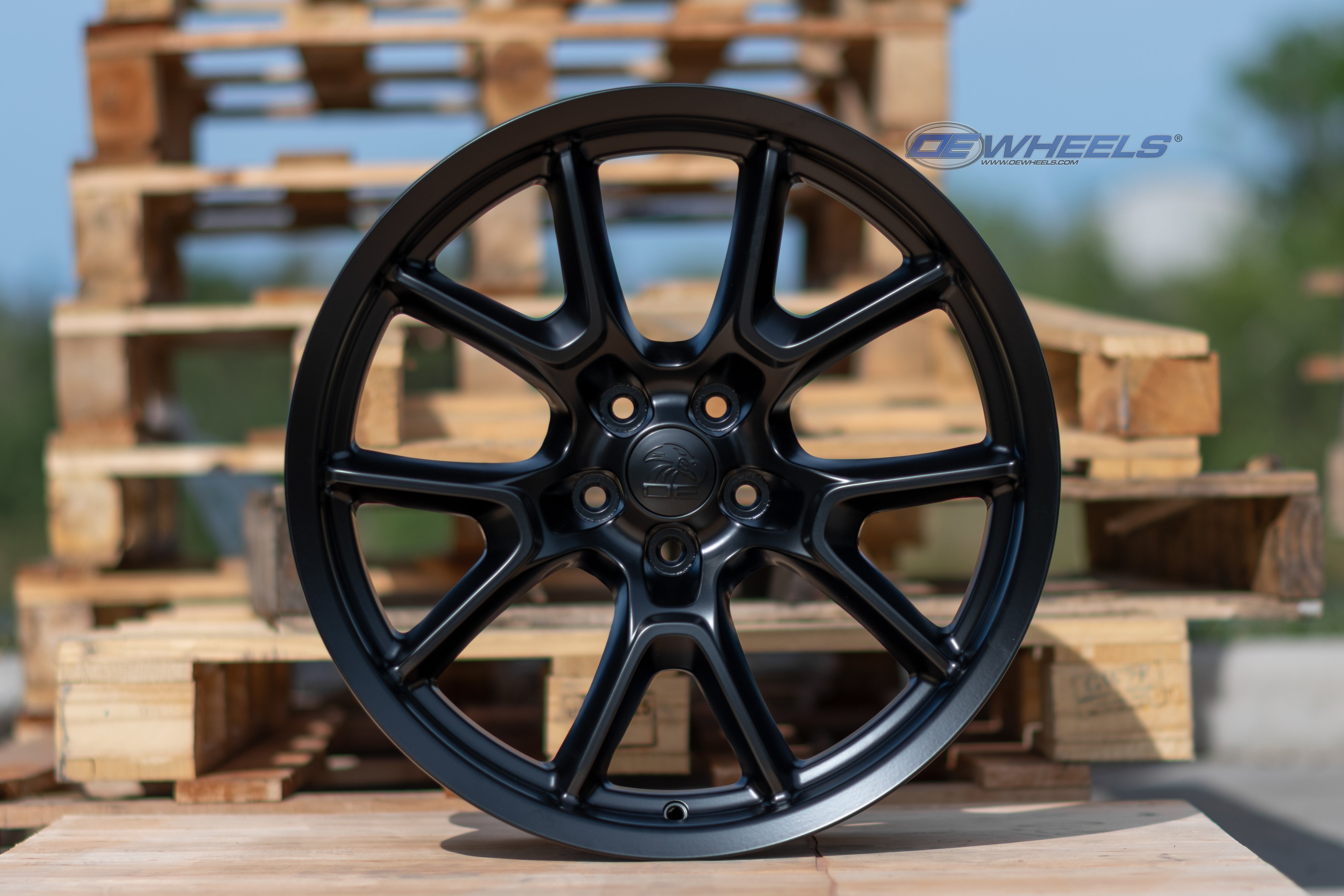 OE Wheels DG21-20090-5115-18B1 20" Replica fits Dodge Challenger Satin Black