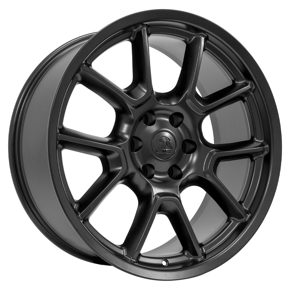 OE Wheels DG21-22095-6550-9B1 22" Replica fits Ram 1500 - Satin Black 22x9.5