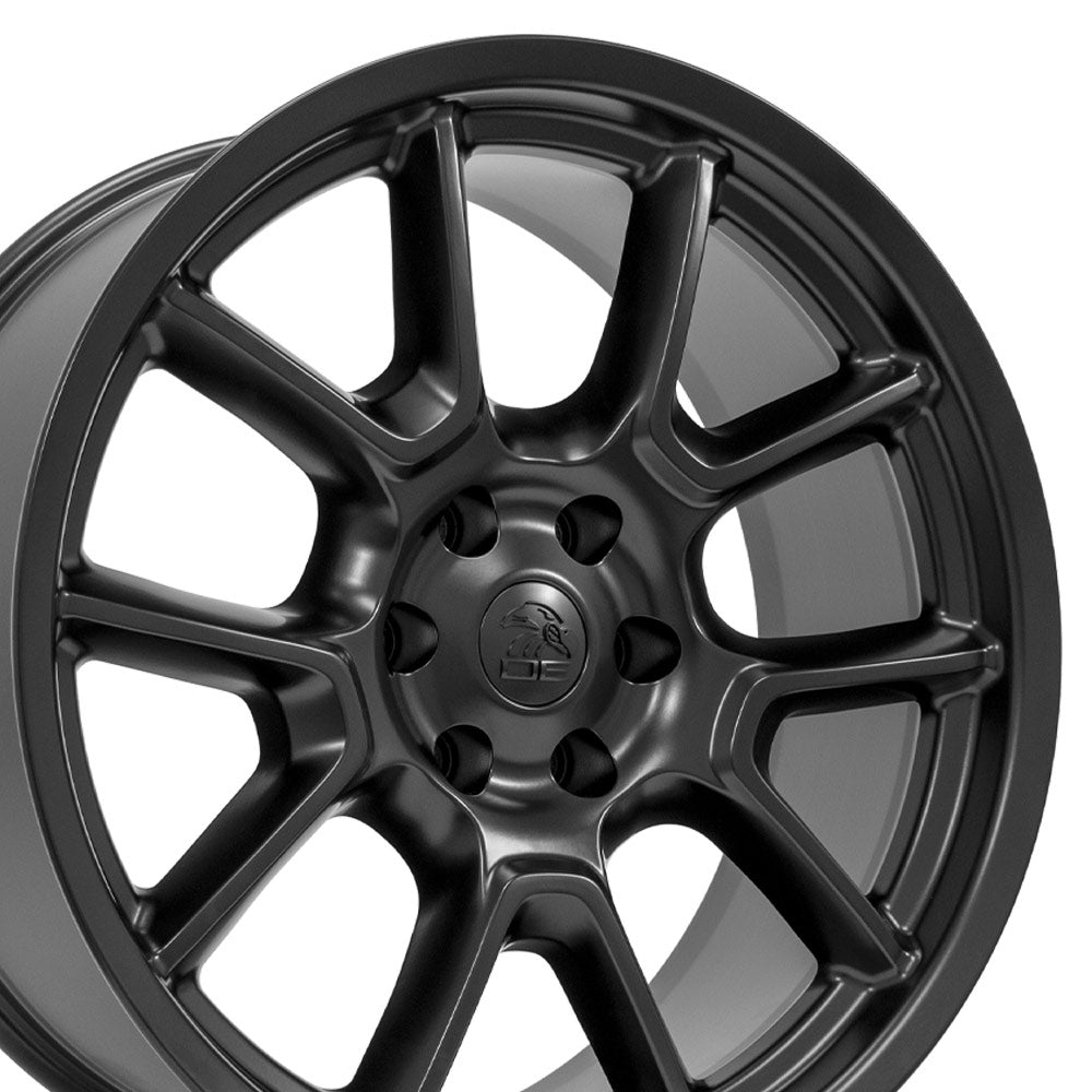 OE Wheels DG21-22095-6550-9B1 22" Replica fits Ram 1500 - Satin Black 22x9.5