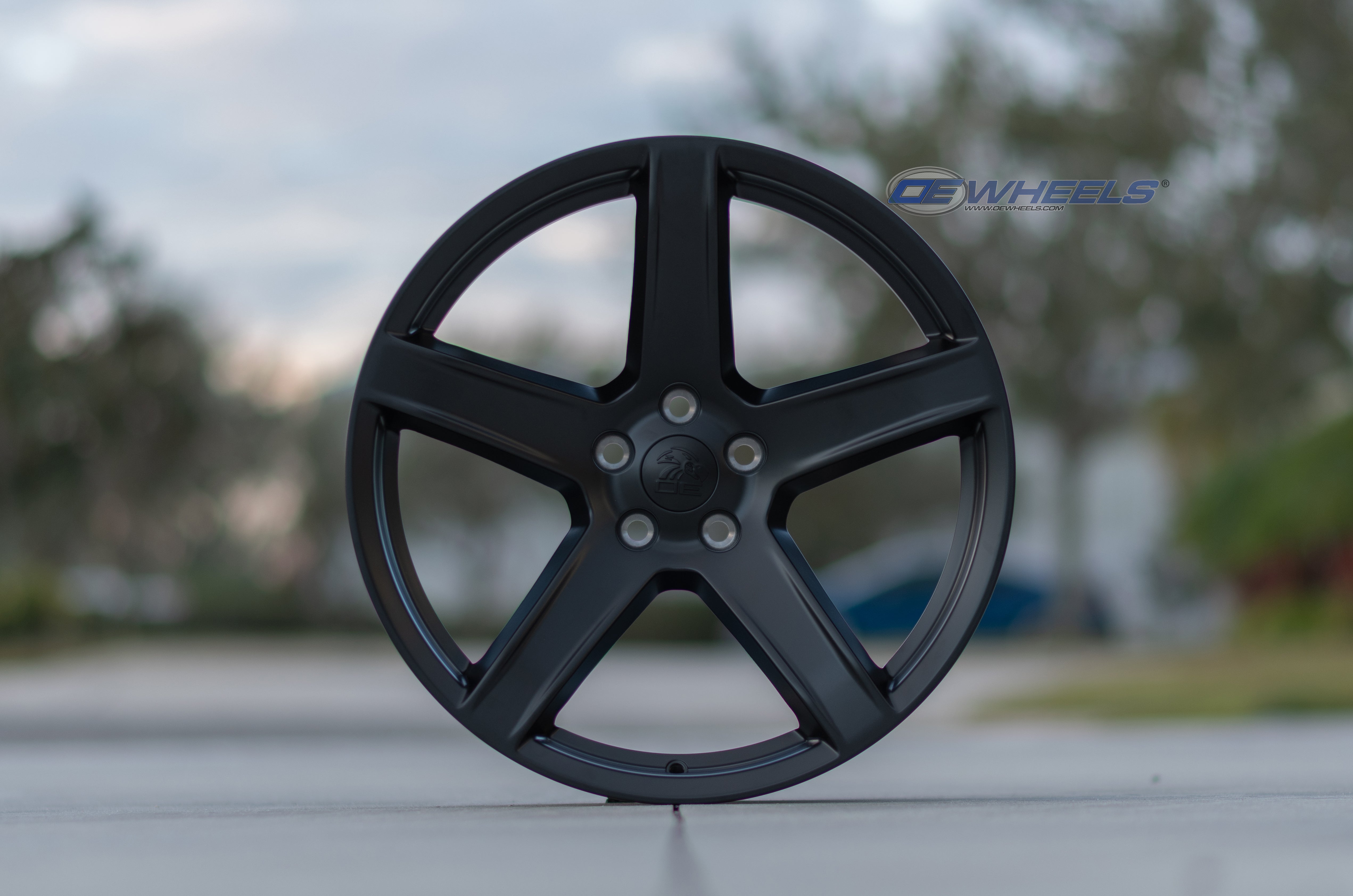 OE Wheels DG22-20095-5115-18B1 20" Replica fits Dodge Challenger Satin Black
