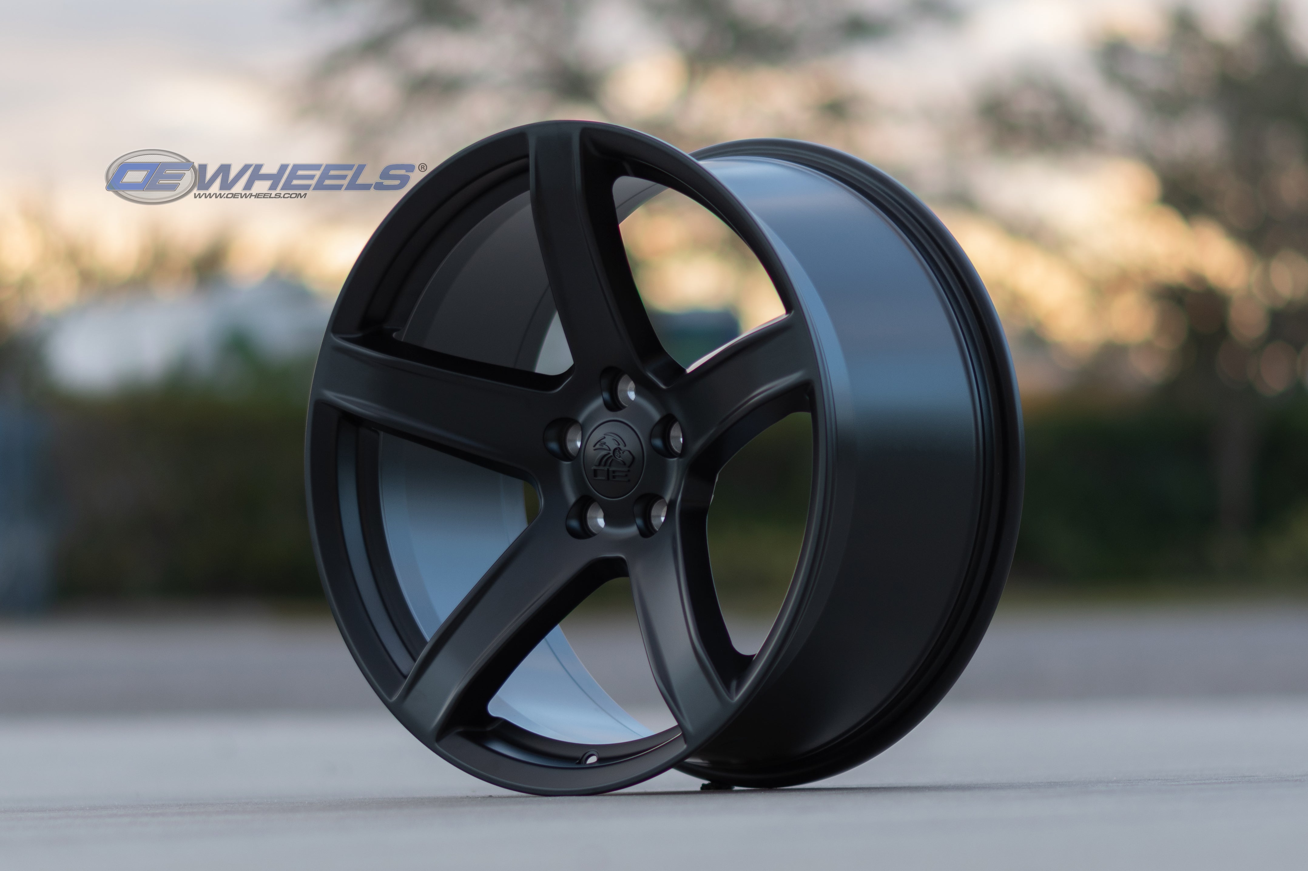 OE Wheels DG22-20095-5115-18B1 20" Replica fits Dodge Challenger Satin Black