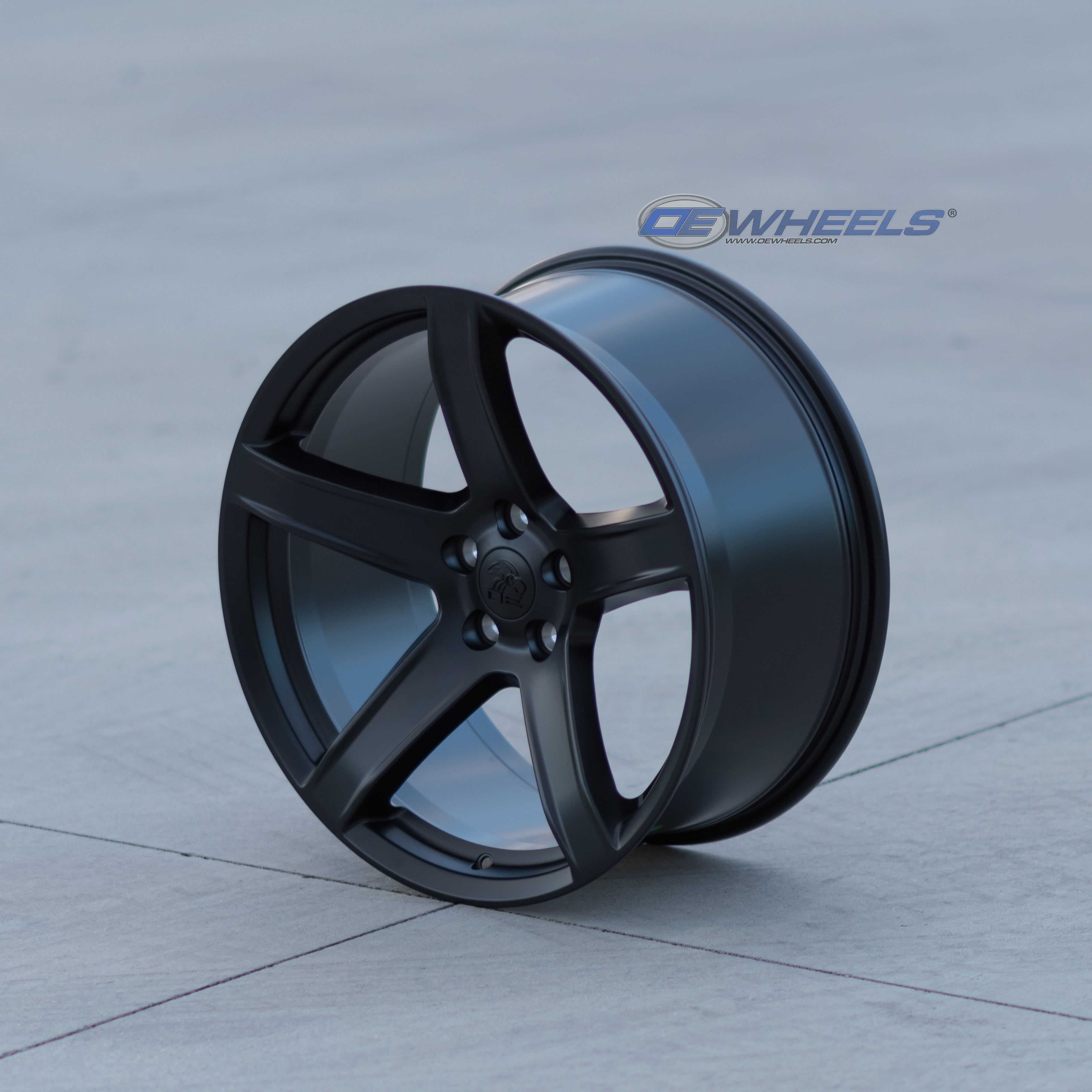 OE Wheels DG22-20095-5115-18B1 20" Replica fits Dodge Challenger Satin Black