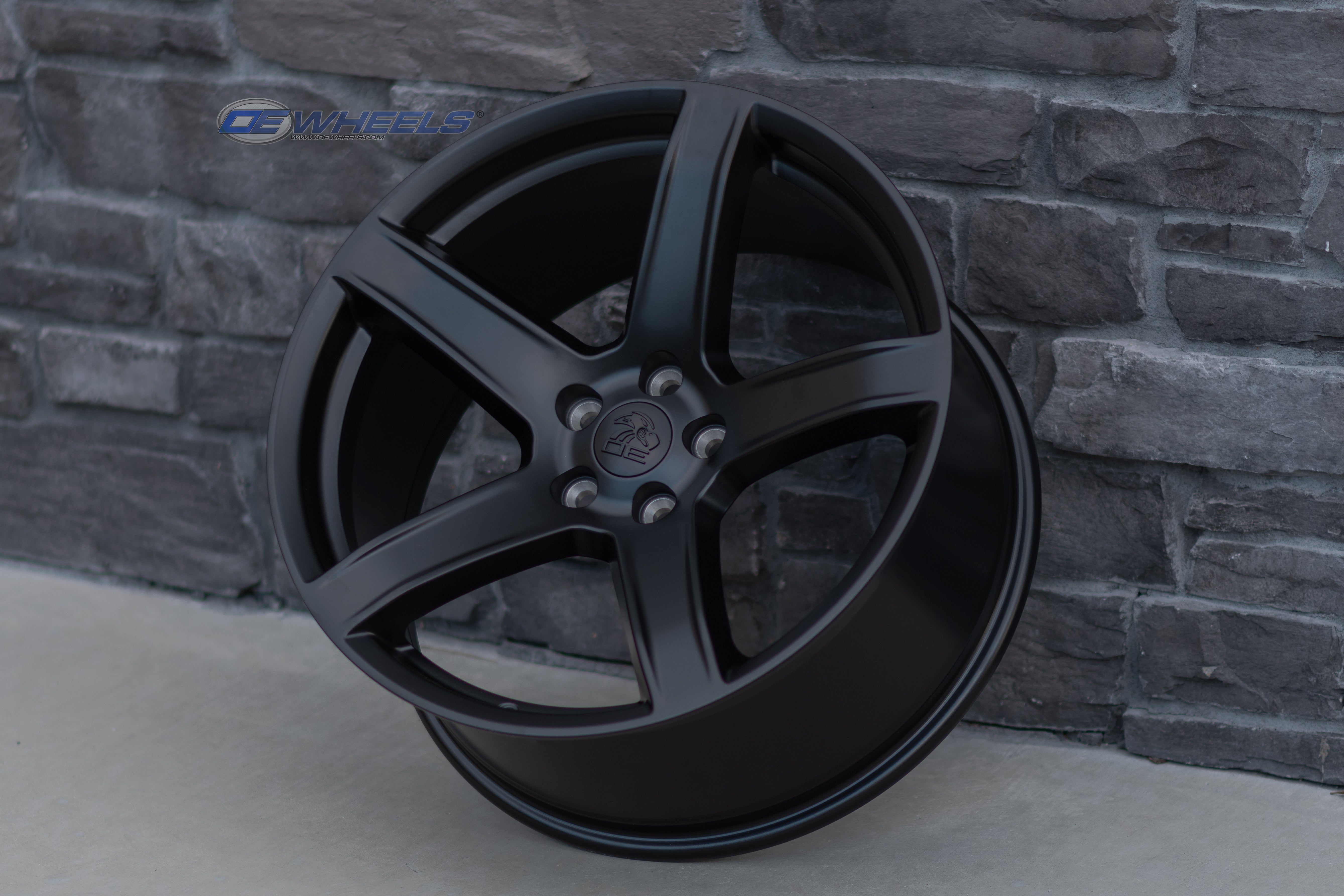 OE Wheels DG22-20095-5115-18B1 20" Replica fits Dodge Challenger Satin Black