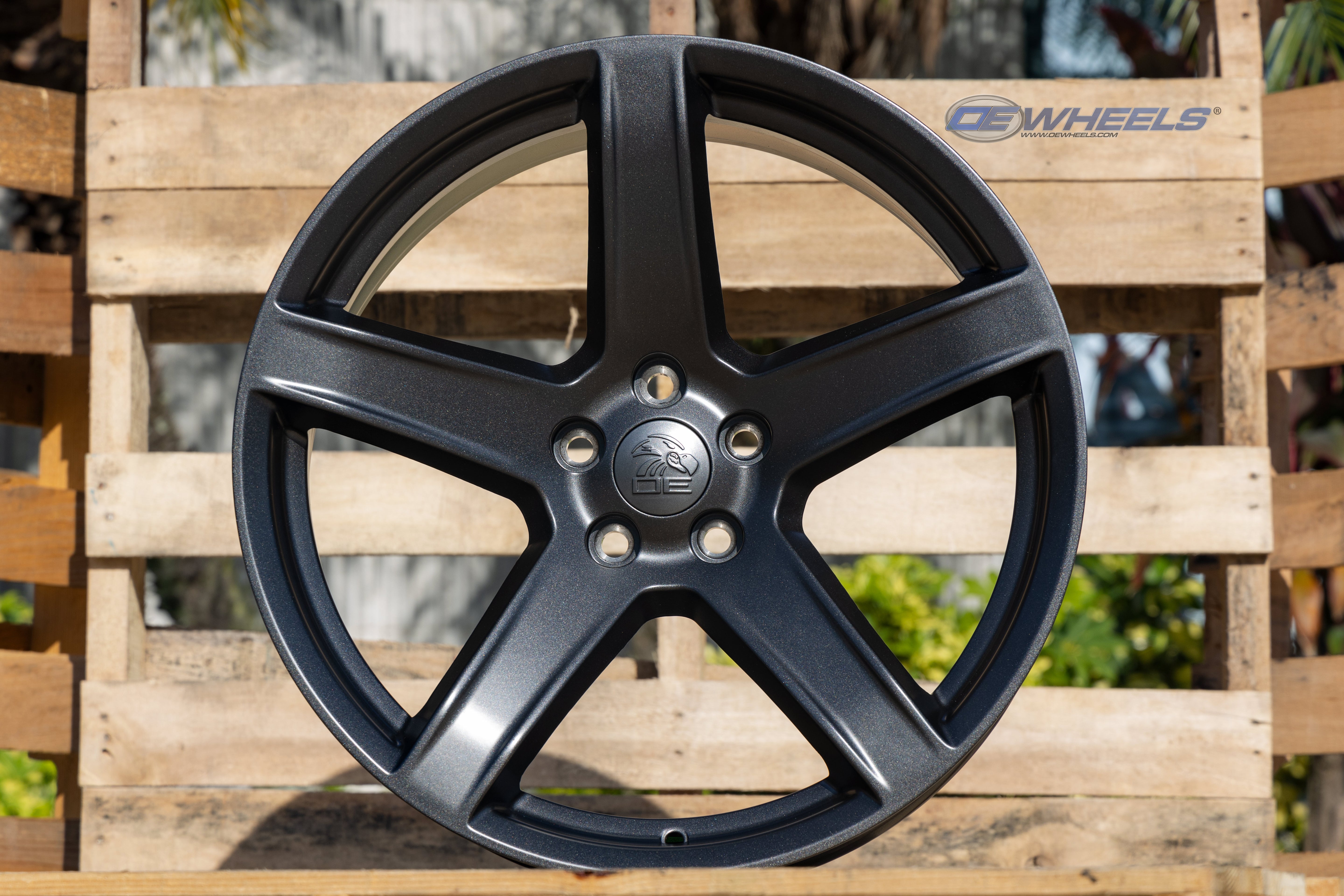 OE Wheels DG22-20095-5115-18G1 20" Replica fits Dodge Challenger Satin Gunmetal
