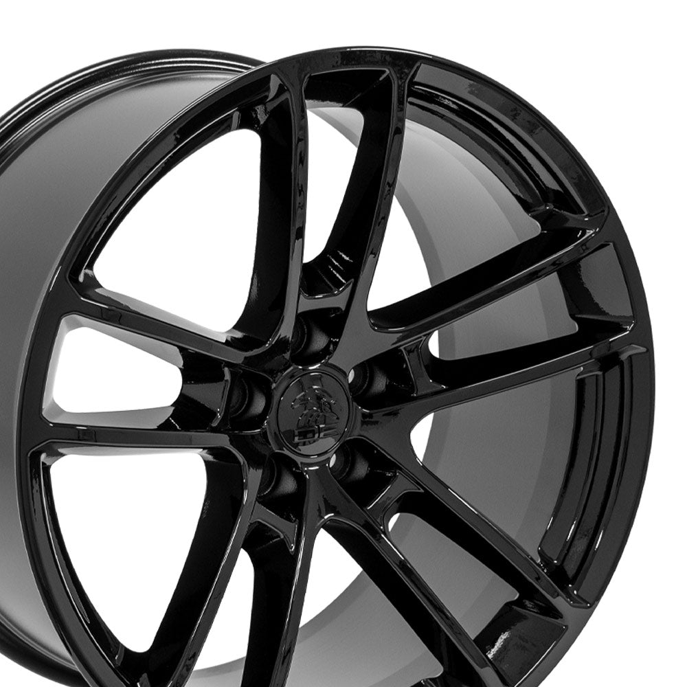 OE Wheels DG23-20090-5115-18B 20" Replica fits Dodge Challenger 20x9 Gloss Black