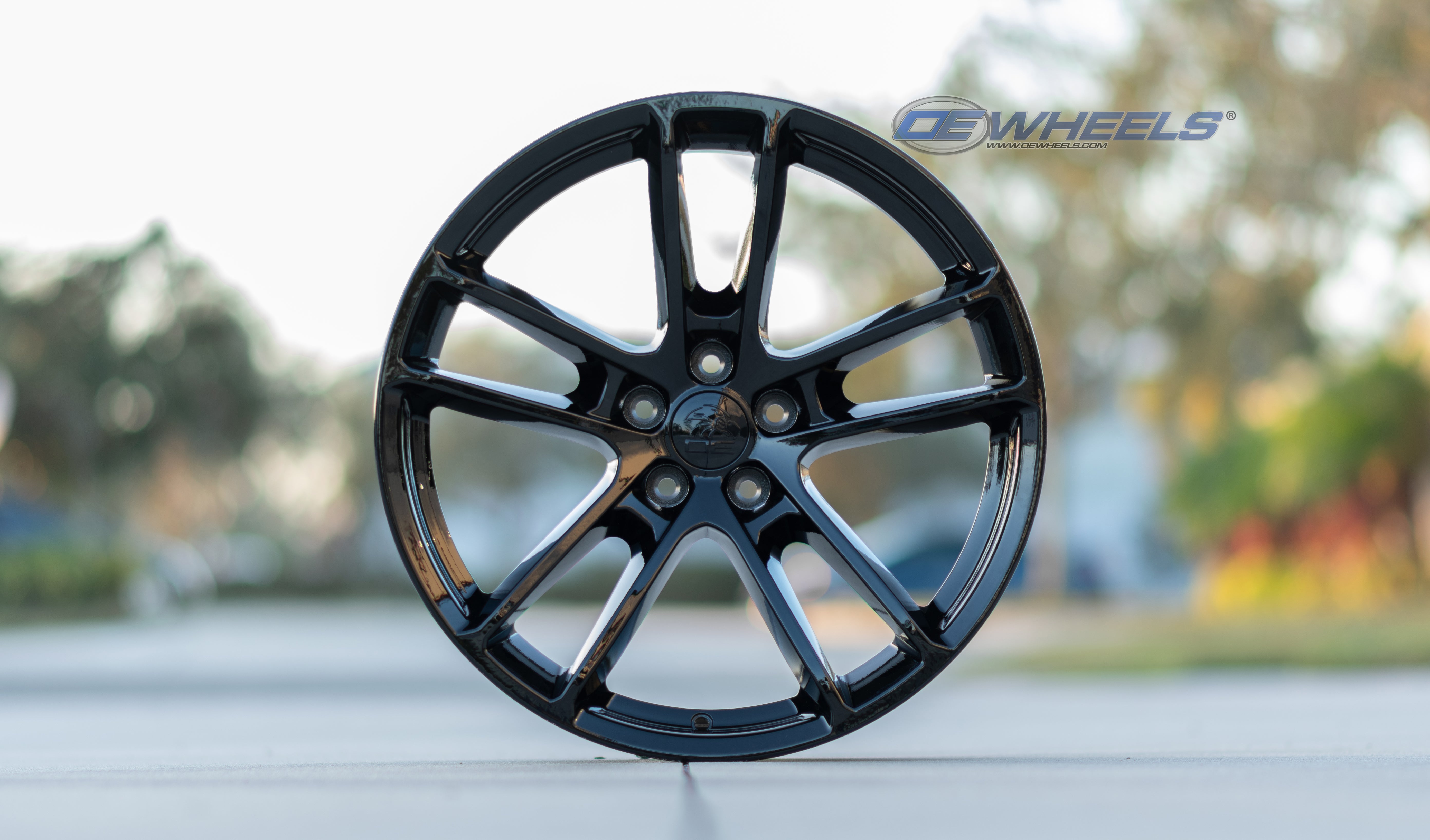 OE Wheels DG23-20100-5115-18B1 20" Replica fits Dodge Challenger Satin Black