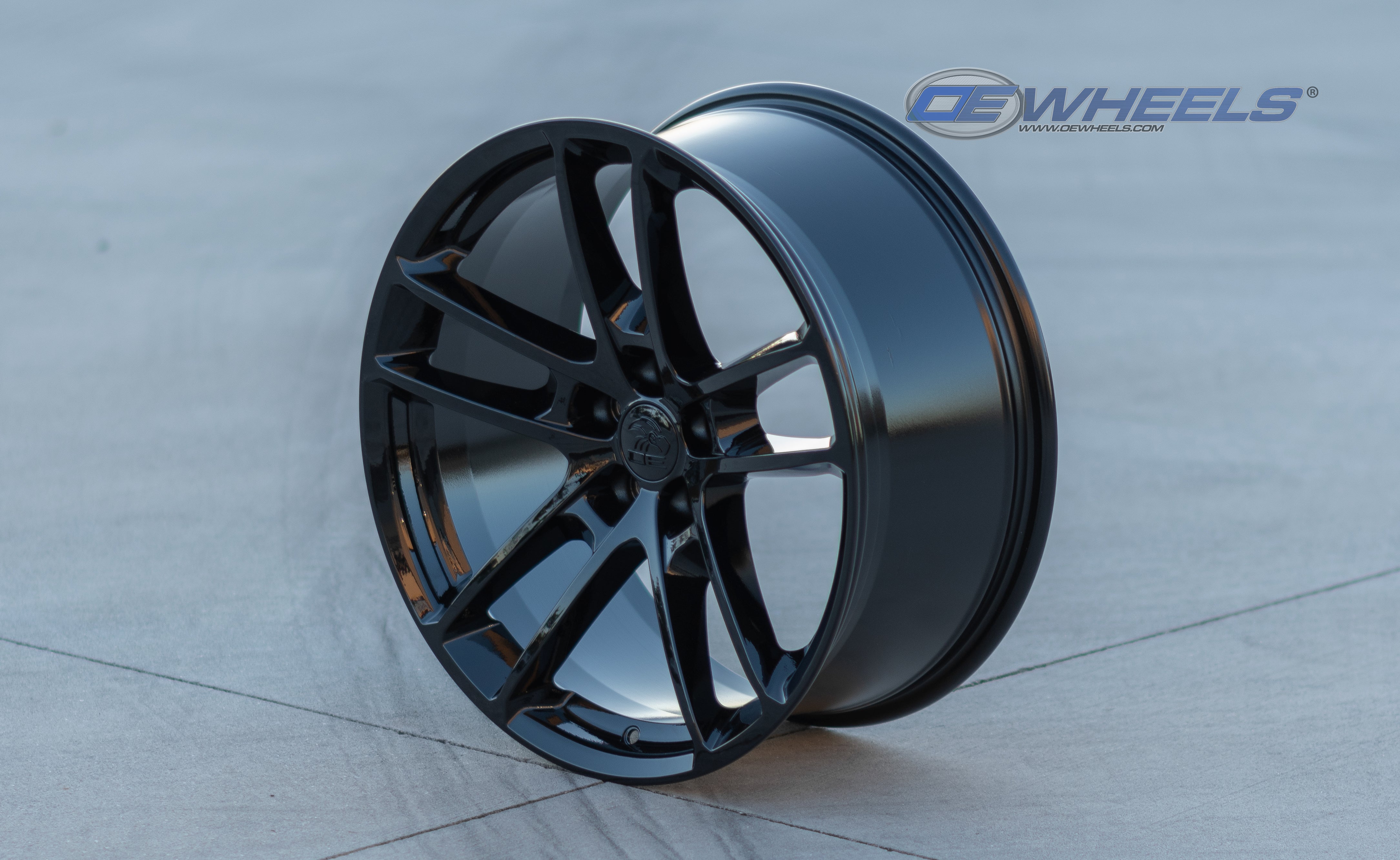 OE Wheels DG23-20090-5115-18B 20" Replica fits Dodge Challenger 20x9 Gloss Black
