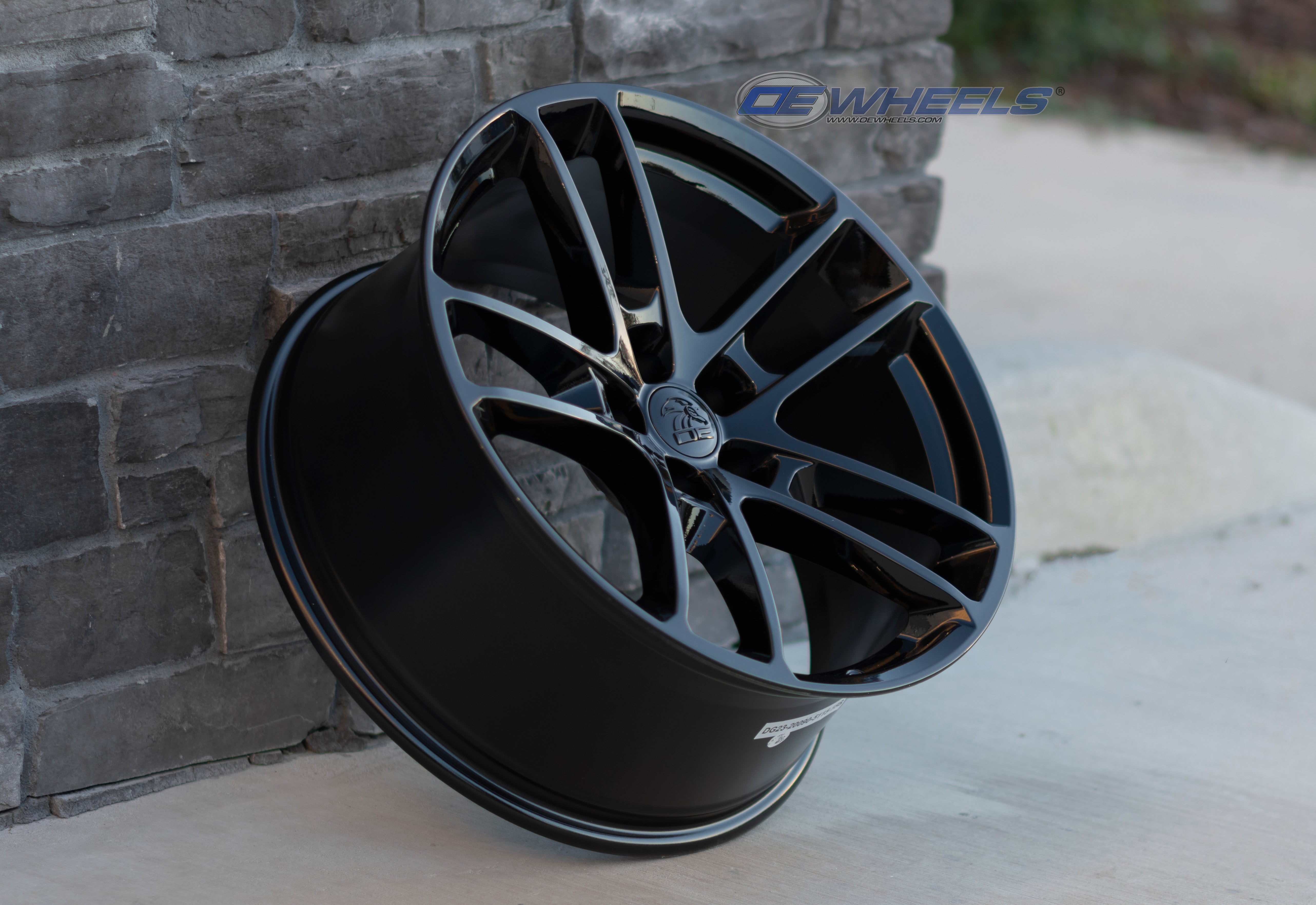 OE Wheels DG23-20090-5115-18B 20" Replica fits Dodge Challenger 20x9 Gloss Black