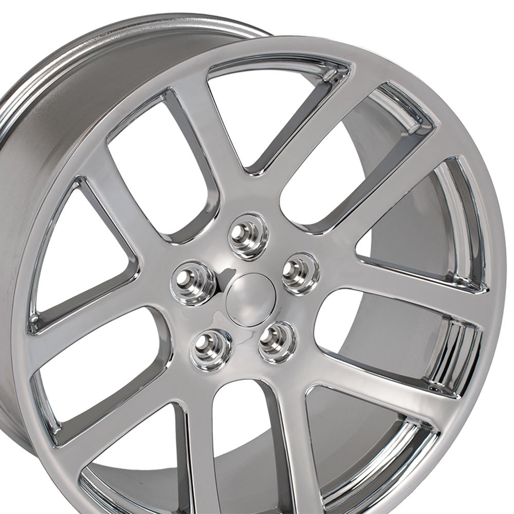 OE Wheels DG51-22100-5550-25C 22" Replica DG51 fits Dodge RAM 22x10 Chrome