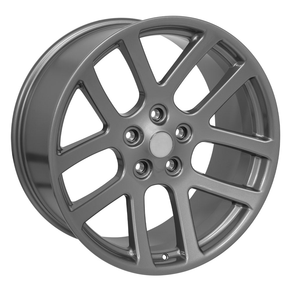 OE Wheels DG51-22100-5550-25G 22" Replica DG51 fits Dodge RAM 22x10 Gunmetal