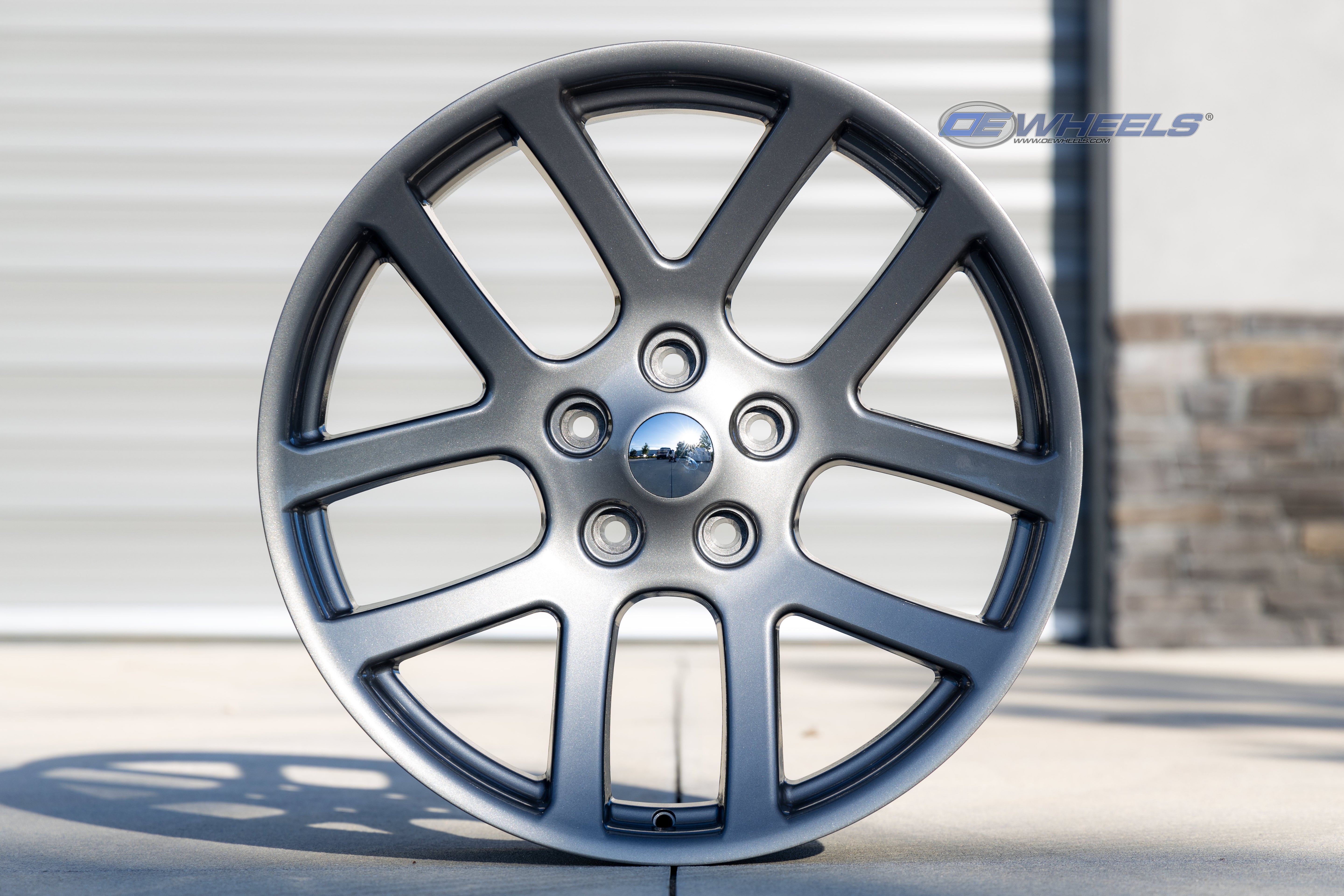 OE Wheels DG51-22100-5550-25G 22" Replica DG51 fits Dodge RAM 22x10 Gunmetal