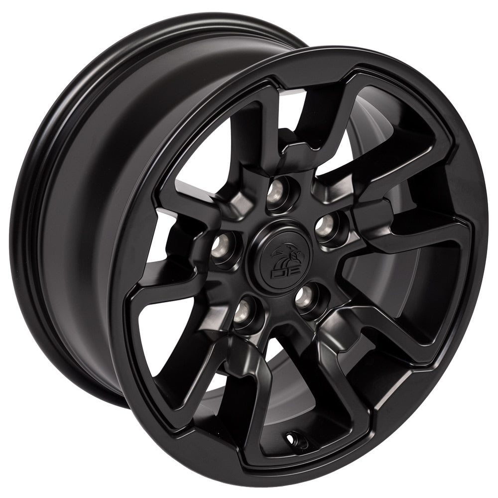 OE Wheels DG55-17080-5550-18B1 17" Replica DG55 fits Dodge RAM Rebel 17x8 Black
