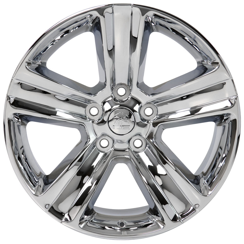 OE Wheels DG65-20090-5550-19C 20" Replica DG65 fits Dodge RAM 20x9 Chrome