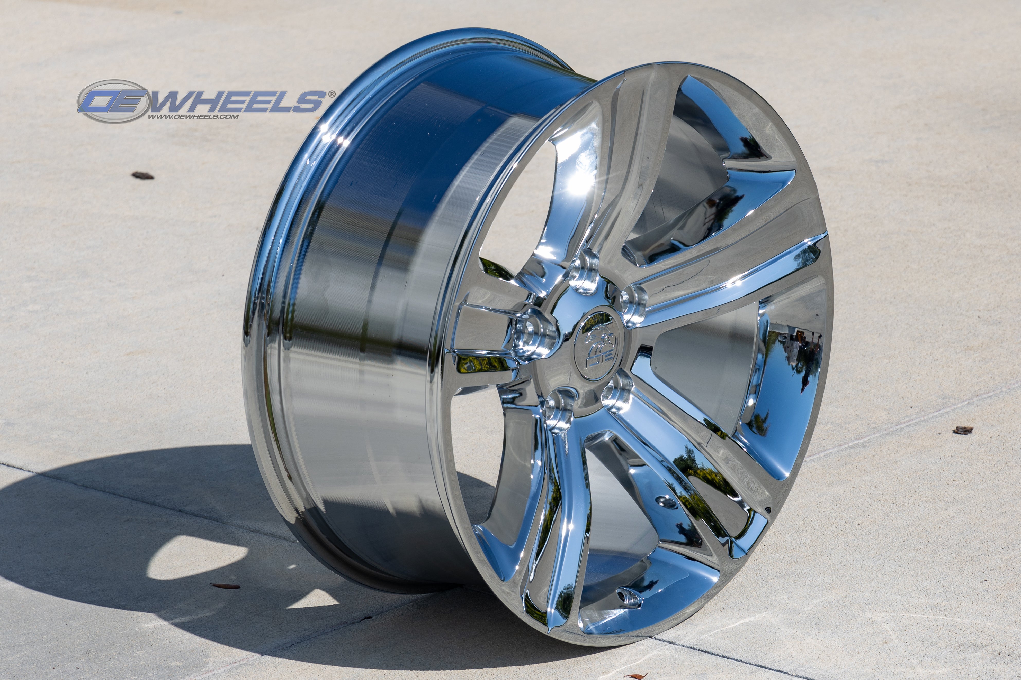 OE Wheels DG65-20090-5550-19C 20" Replica DG65 fits Dodge RAM 20x9 Chrome