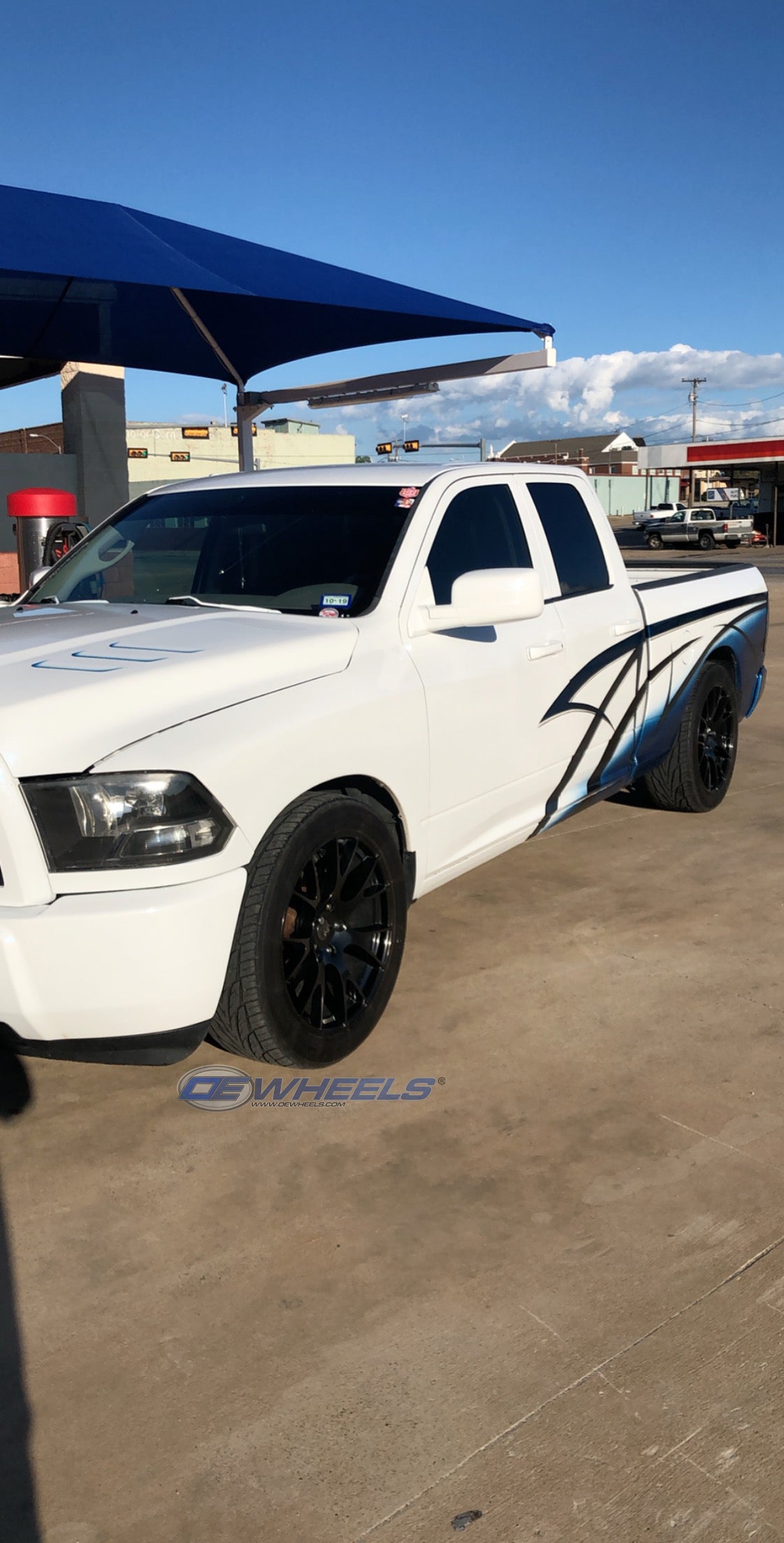 OE Wheels DG69-22100-5550-25HB 22" Replica fits Dodge RAM Hellcat 22x10 Hyper
