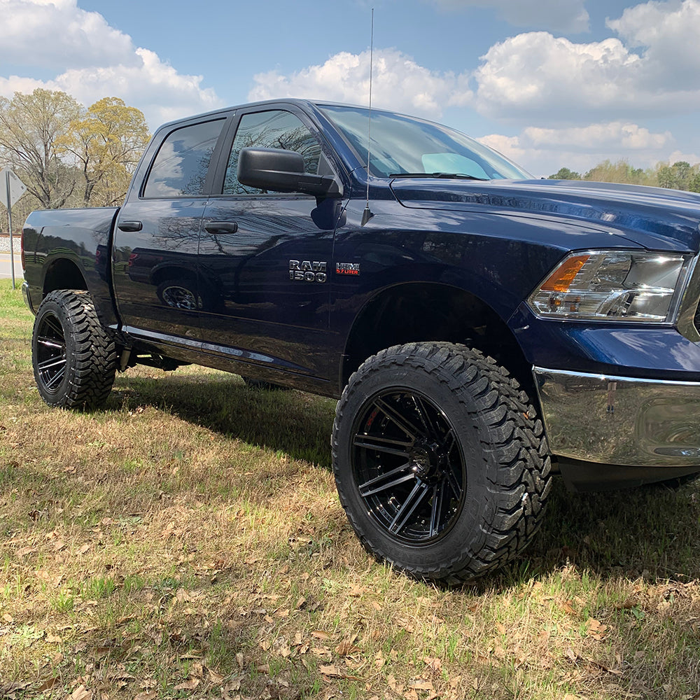 4PLAY 4P08-20100-6D55-18BBT Gen2 20x10 6x135mm & 6x5.5" -18et in Brushed Black