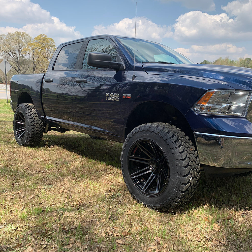 4PLAY 4P08-20100-6D55-18BBT Gen2 20x10 6x135mm & 6x5.5" -18et in Brushed Black