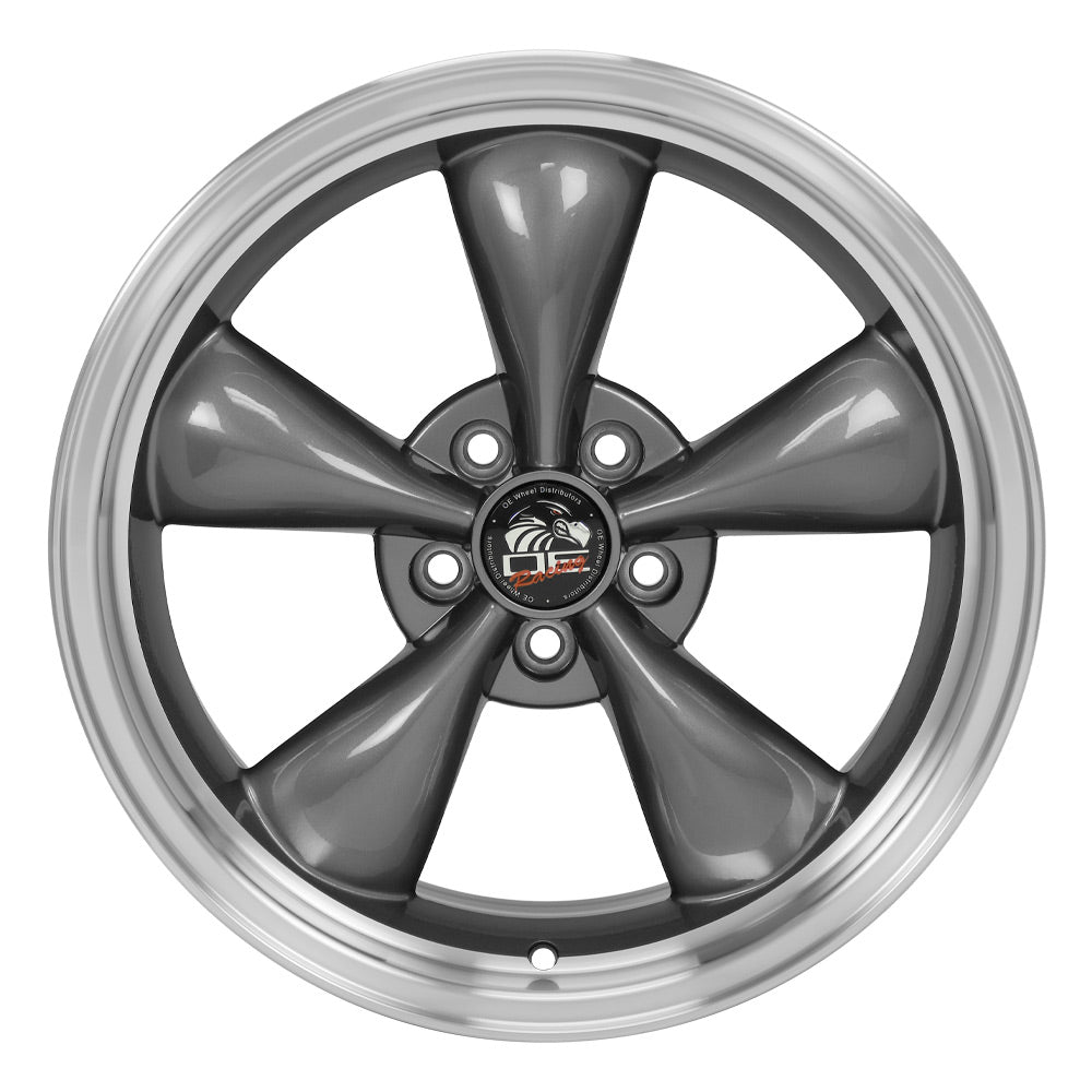OE Wheels FR01-18090-5450-24AM 18" Replica fits Ford Mustang Bullitt Gunmetal