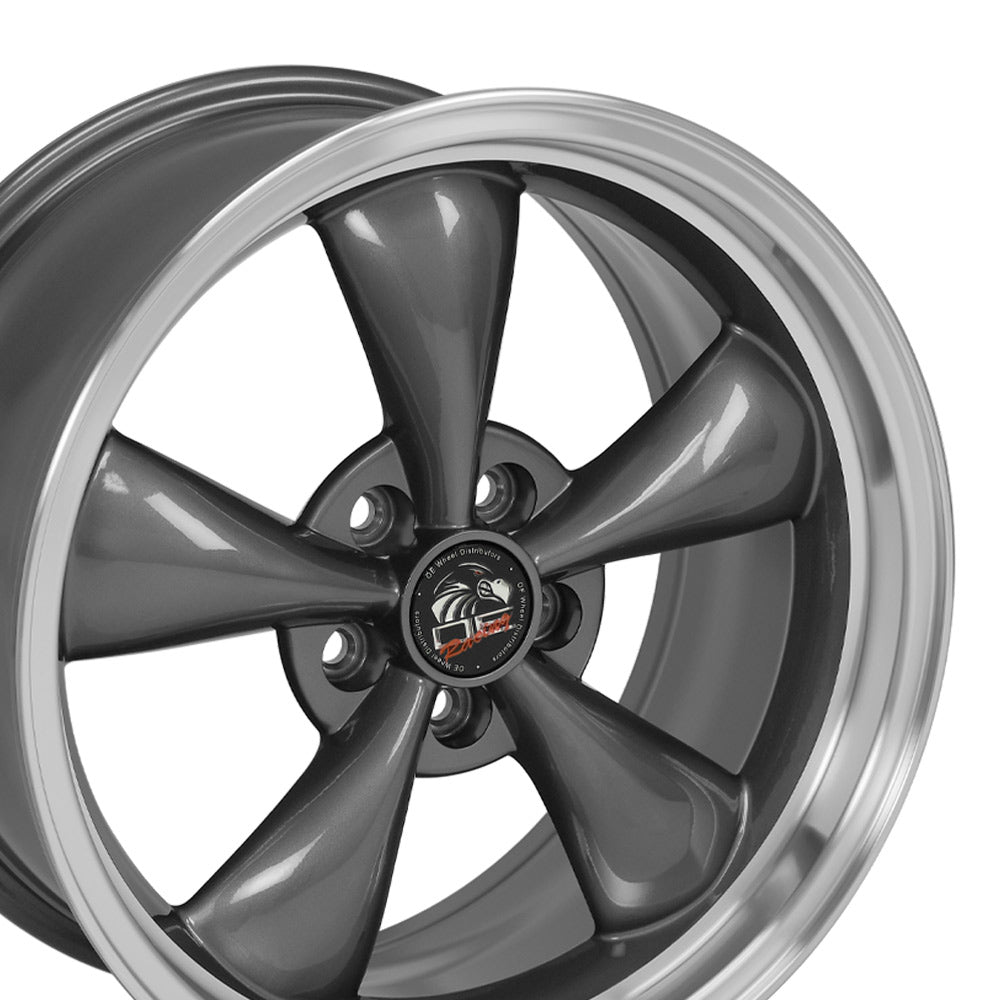 OE Wheels FR01-18090-5450-24AM 18" Replica fits Ford Mustang Bullitt Gunmetal