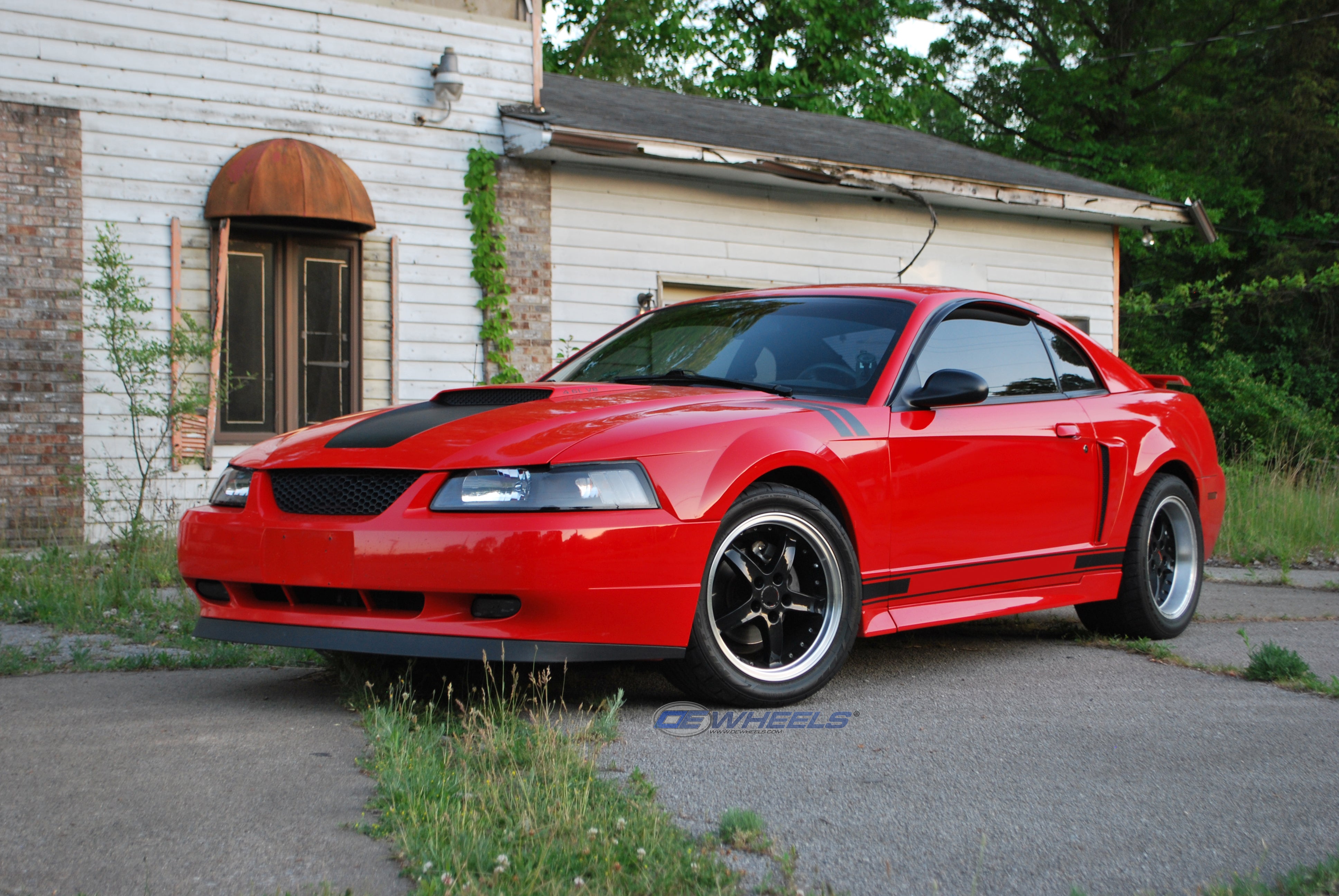 OE Wheels FR04B-D17090-5450-24BM 17" Replica fits Ford Mustang Cobra 17x9 Black