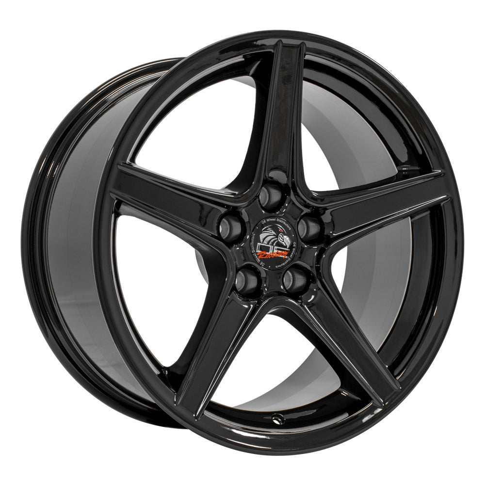 OE Wheels FR06B-18090-5450-24B 18" Replica FR06B fits Ford Mustang Saleen Black