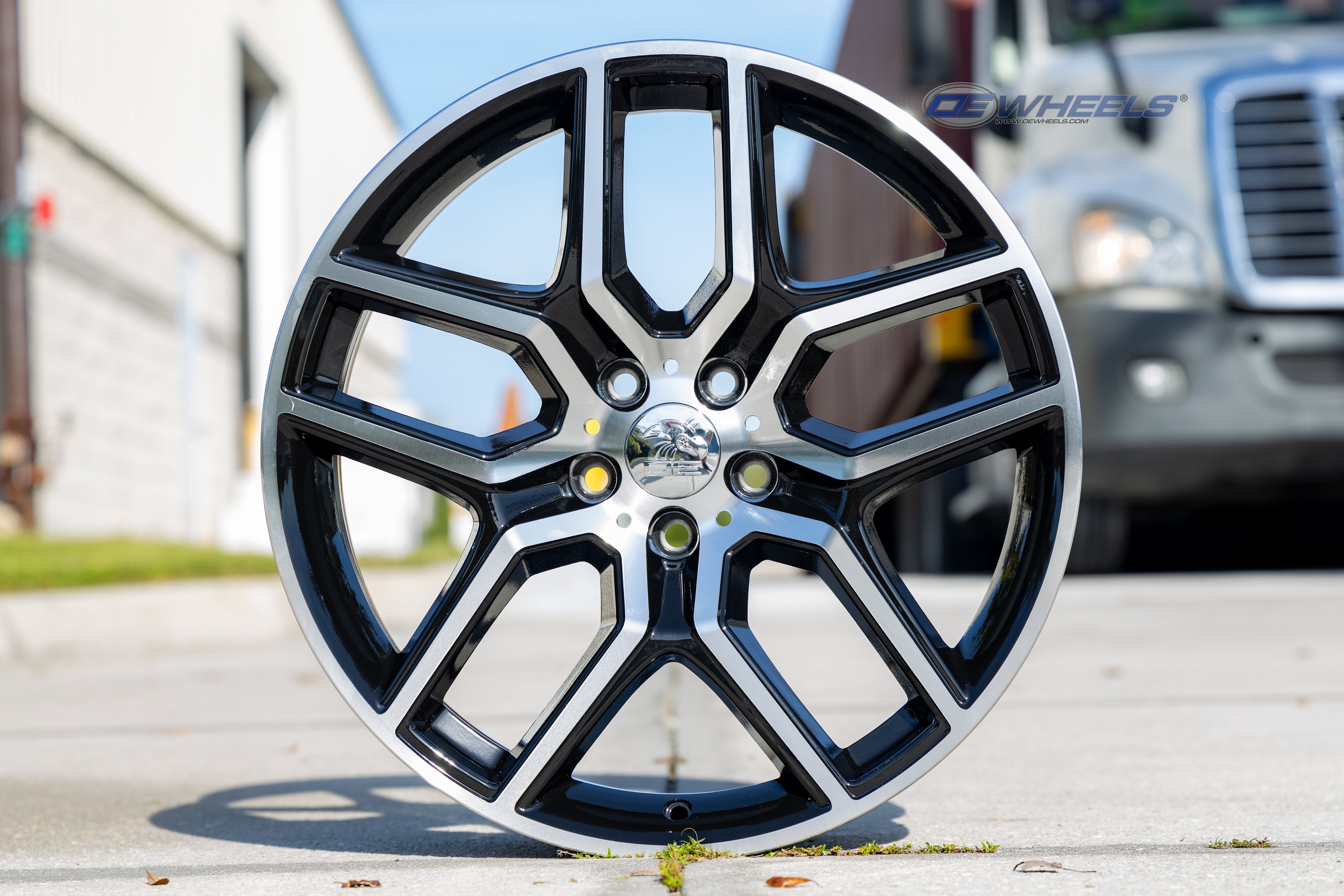 OE Wheels FR73-20090-5450-44MB 20" Replica fits Ford Explorer 20x9 Black Mach'd