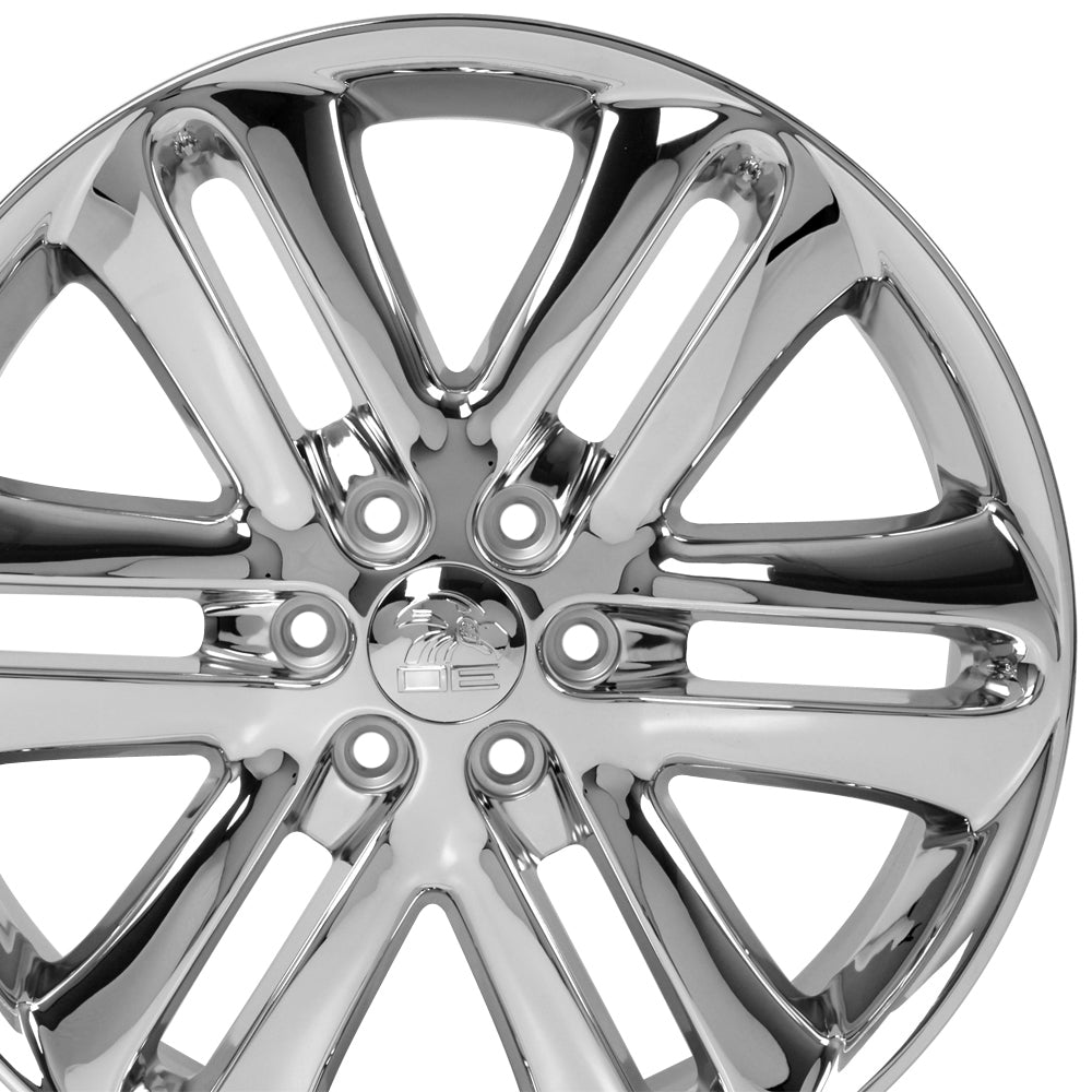 OE Wheels FR76-22090-6135-44C 22" Replica FR76 fits Ford F150 22x9 Chrome