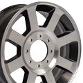 OE Wheels FR78-20080-8170-40MB1 20" Replica fits Ford Super Duty 20x8 Machined