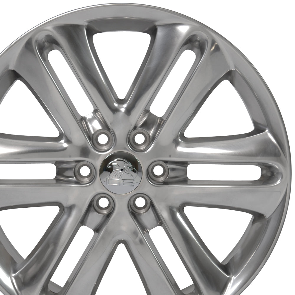 OE Wheels FR76-22090-6135-44P 22" Replica FR76 fits Ford F150 22x9 Polished