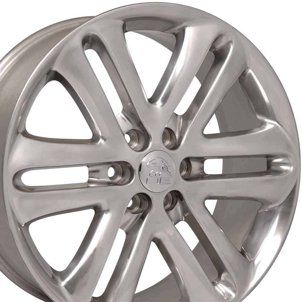OE Wheels FR76-22090-6135-44P 22" Replica FR76 fits Ford F150 22x9 Polished