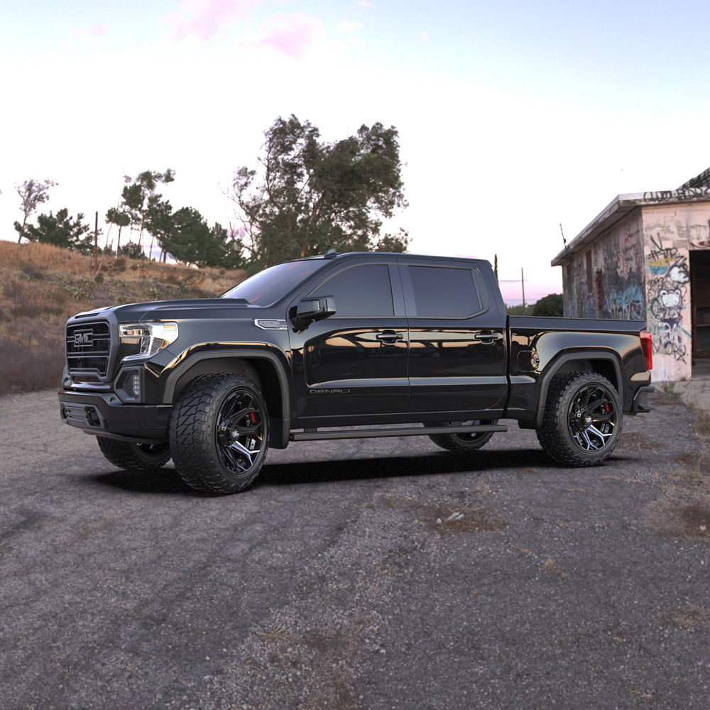 4PLAY 4P80R-22120-8180-44BBT Gen2 22x12 8x180mm -44et in Brushed Black