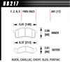 HAWK BRAKE HB217F.681