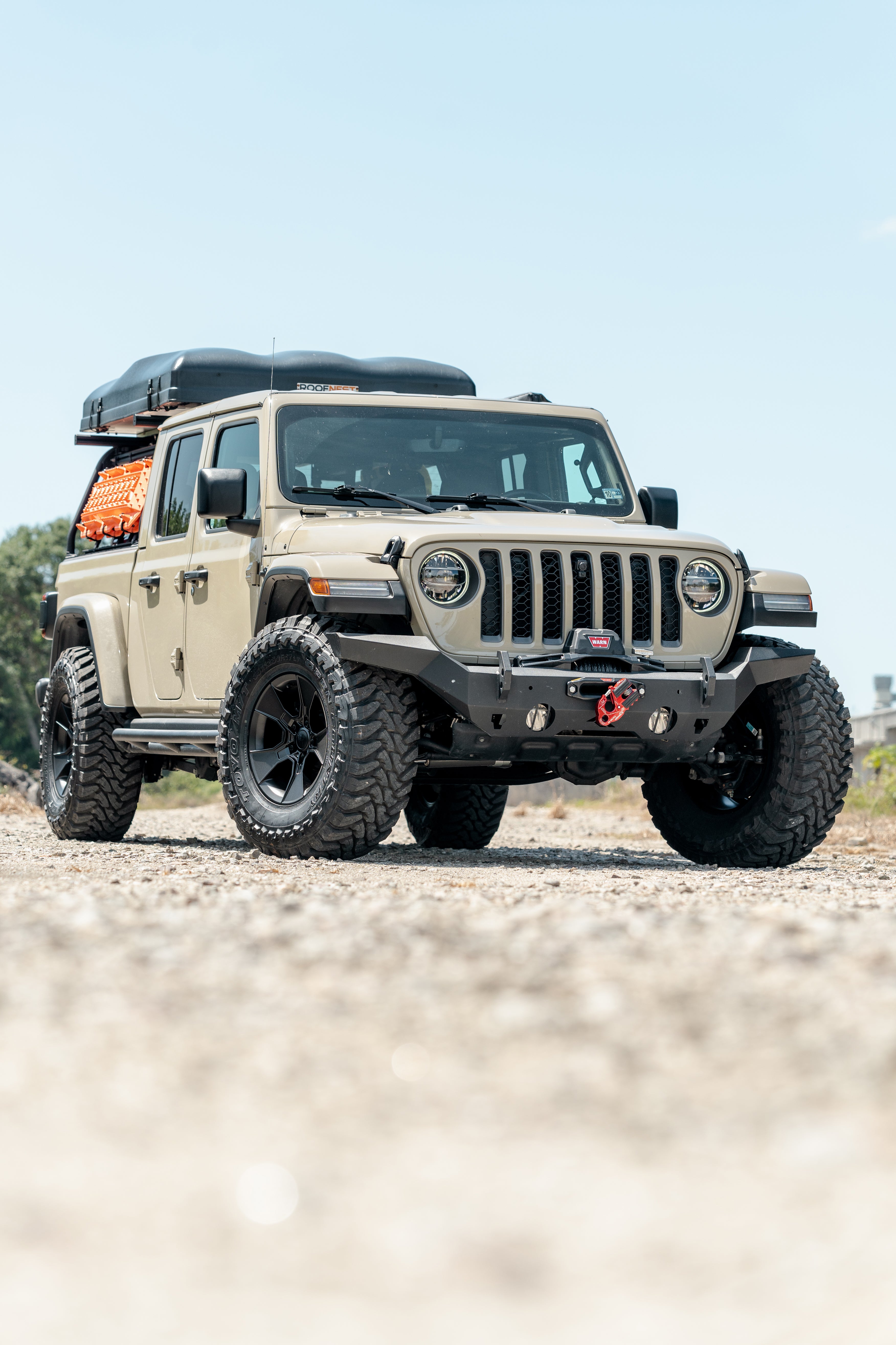 DEFIANT DF02-17085-5127-12B1 Satin Black 5x5" fits Jeep Wrangler, Jeep Gladiator